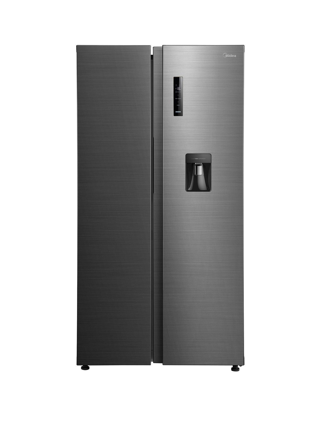 Midea MDRS710FGD46W Super Cool Technology American Style Fridge Freezer Silver