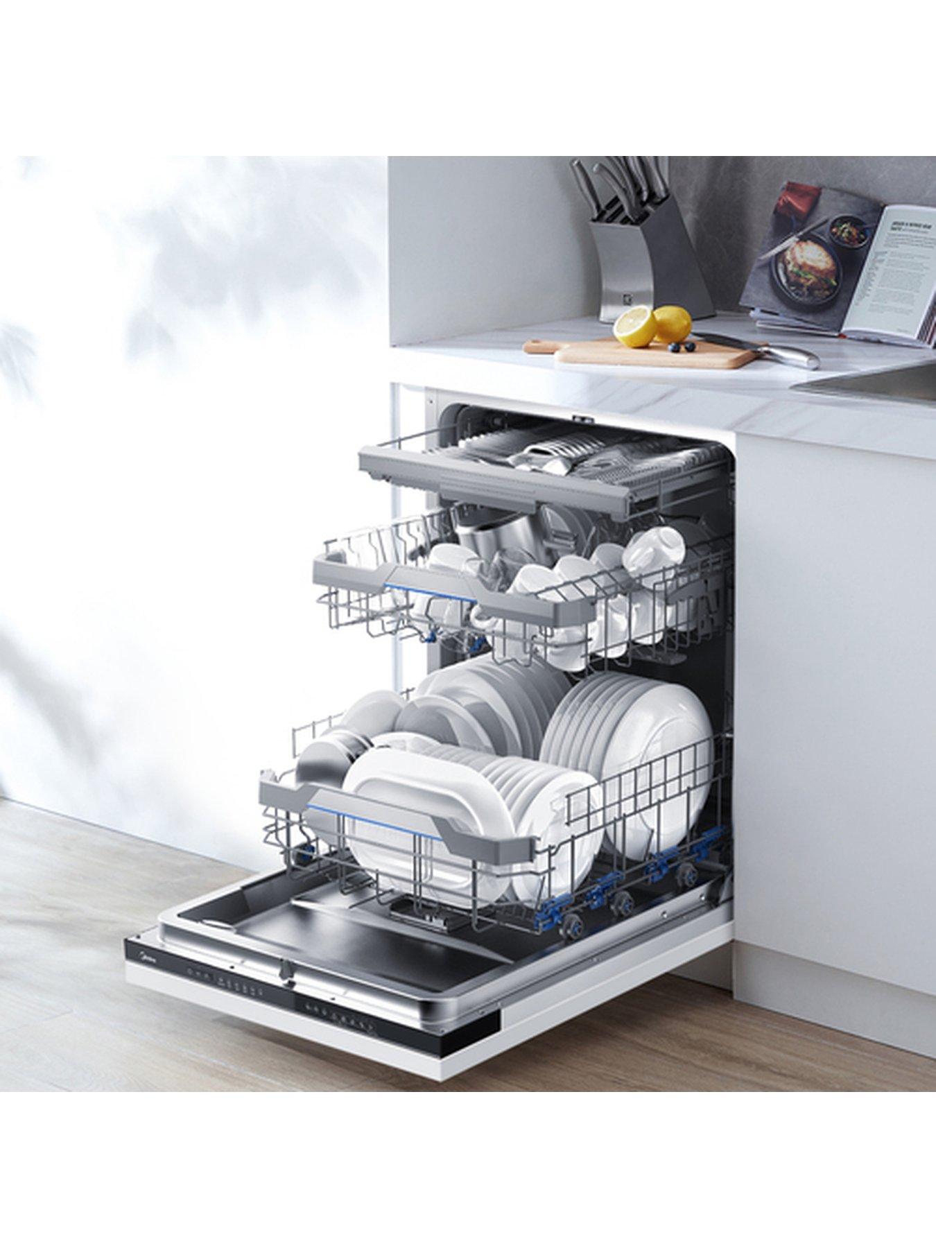 Image 6 of 7 of Midea Midea MDWEB1403M(B)-WG Integrated Full Size Dishwasher White