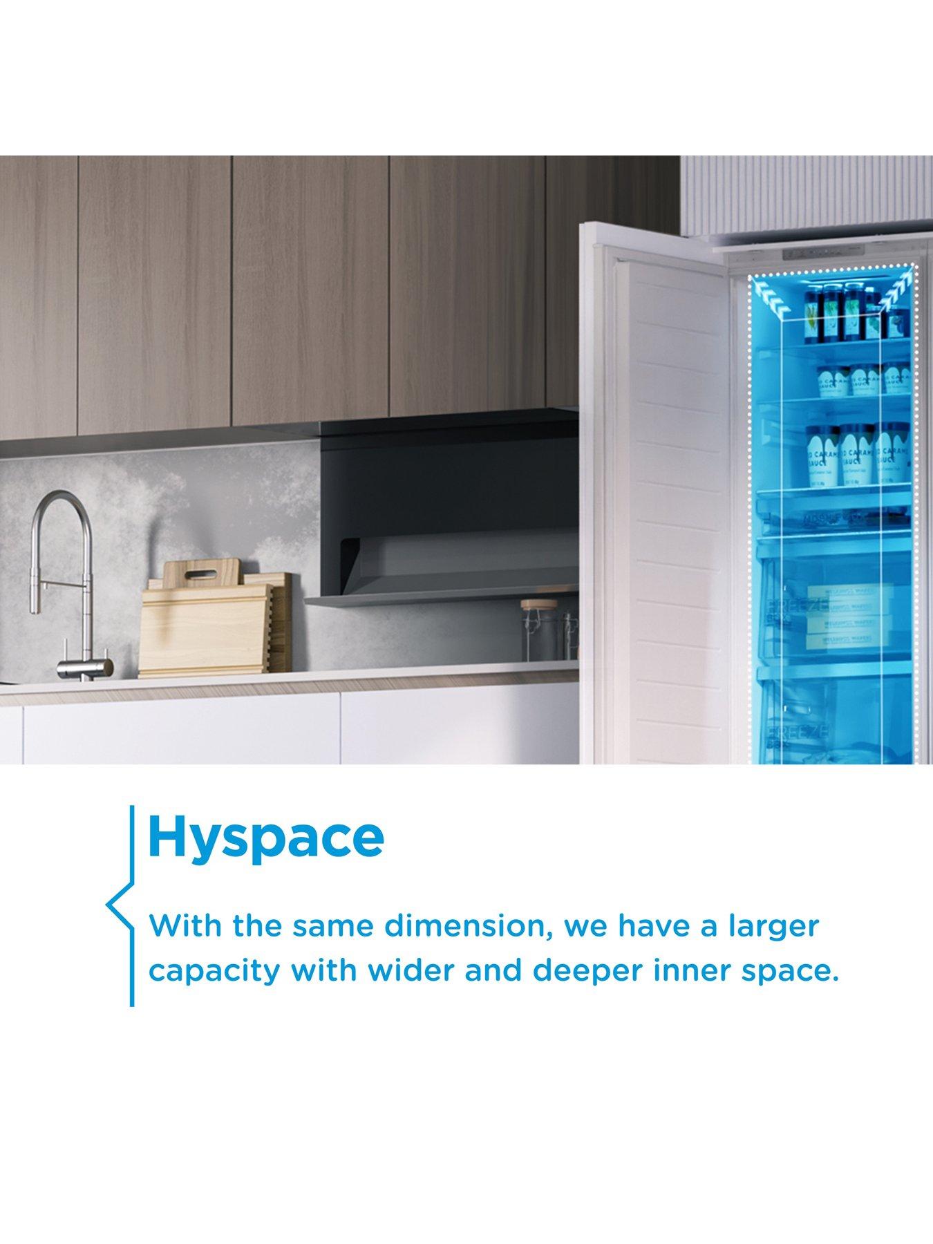 Image 2 of 7 of Midea MDRE306FGE01D Integrated Upright Freezer White