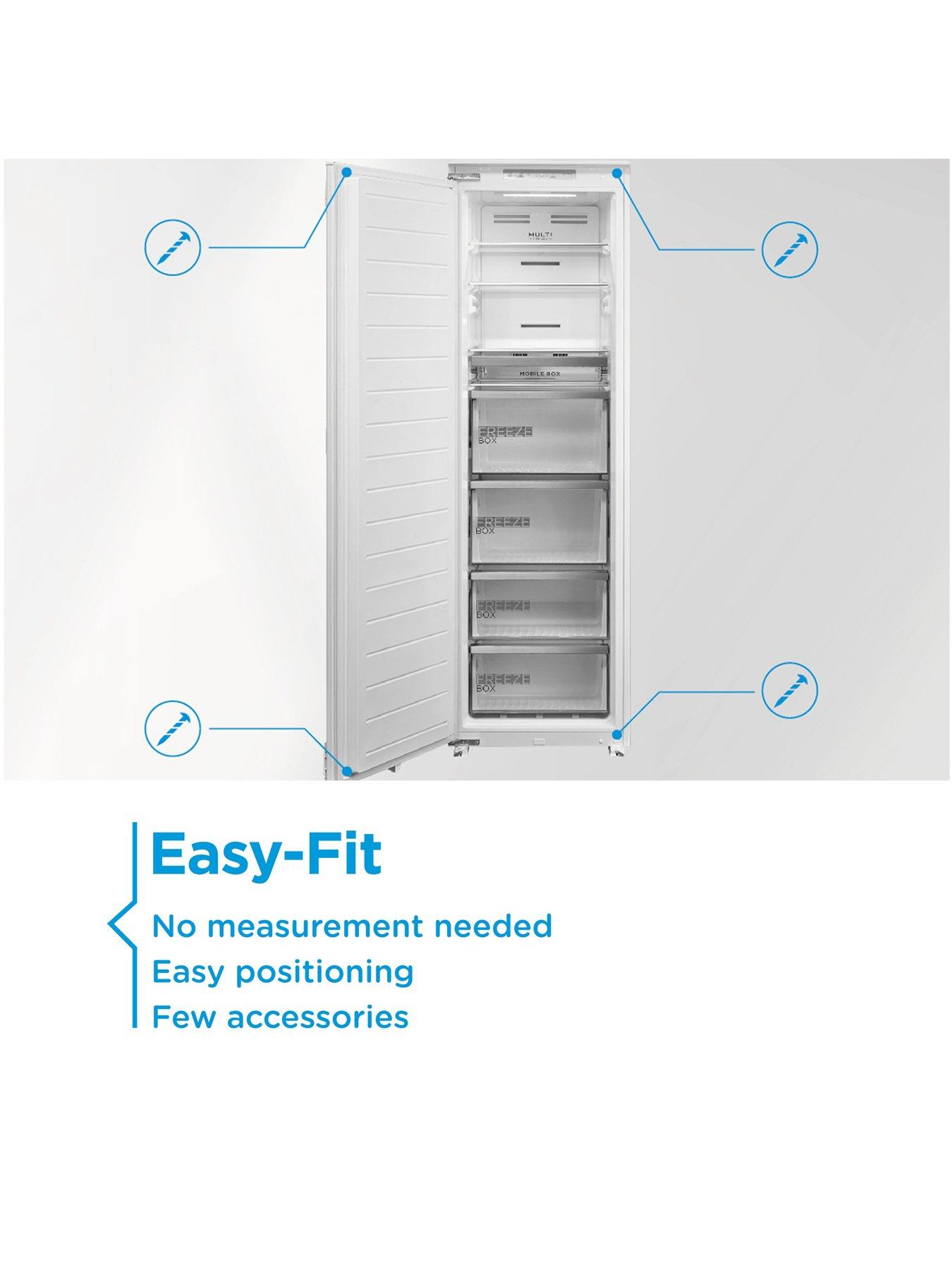 Image 3 of 7 of Midea MDRE306FGE01D Integrated Upright Freezer White