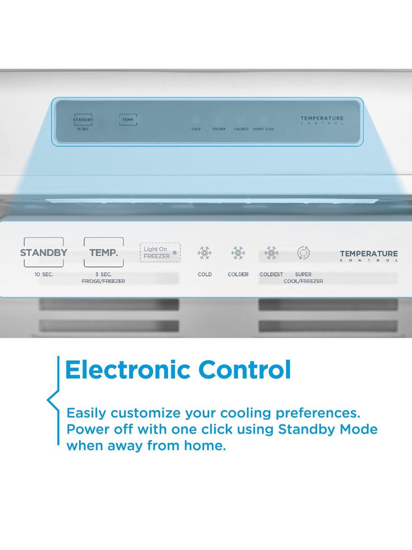 Image 4 of 7 of Midea MDRE306FGE01D Integrated Upright Freezer White