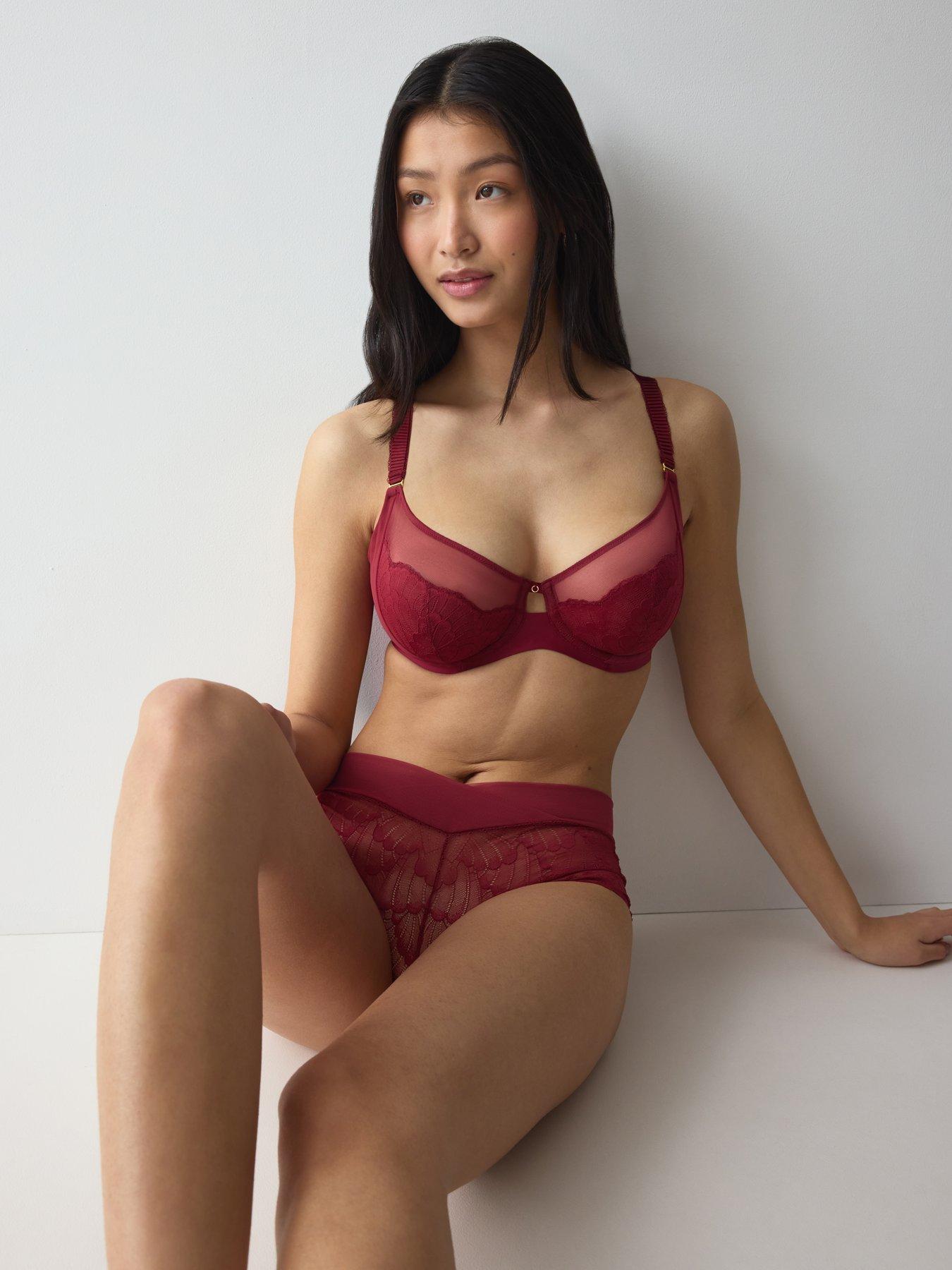 Image 3 of 4 of Triumph Love And Lace Wired Bra - Berry