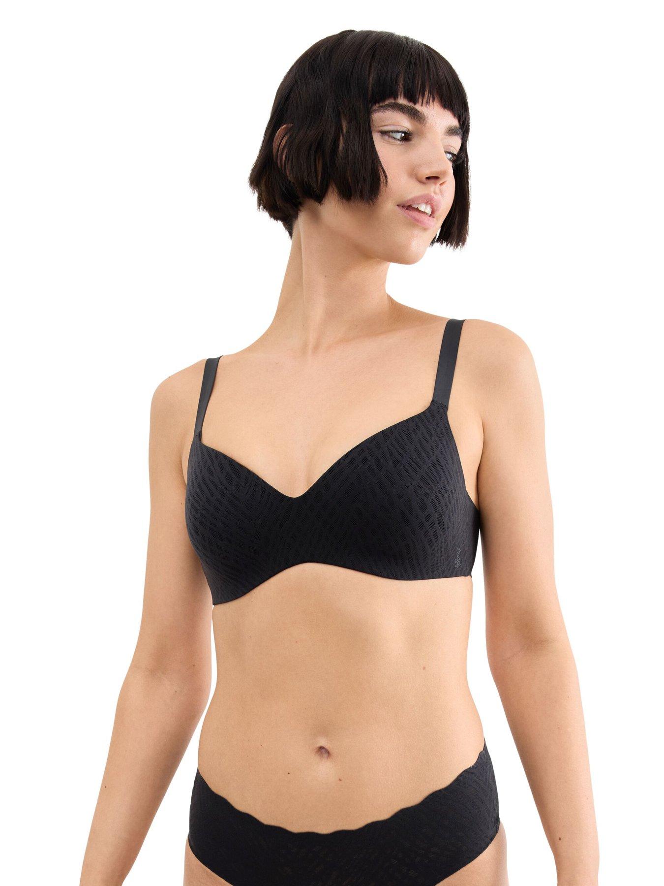 Sloggi Zero Feel Bliss The Up T-shirt Bra - Black