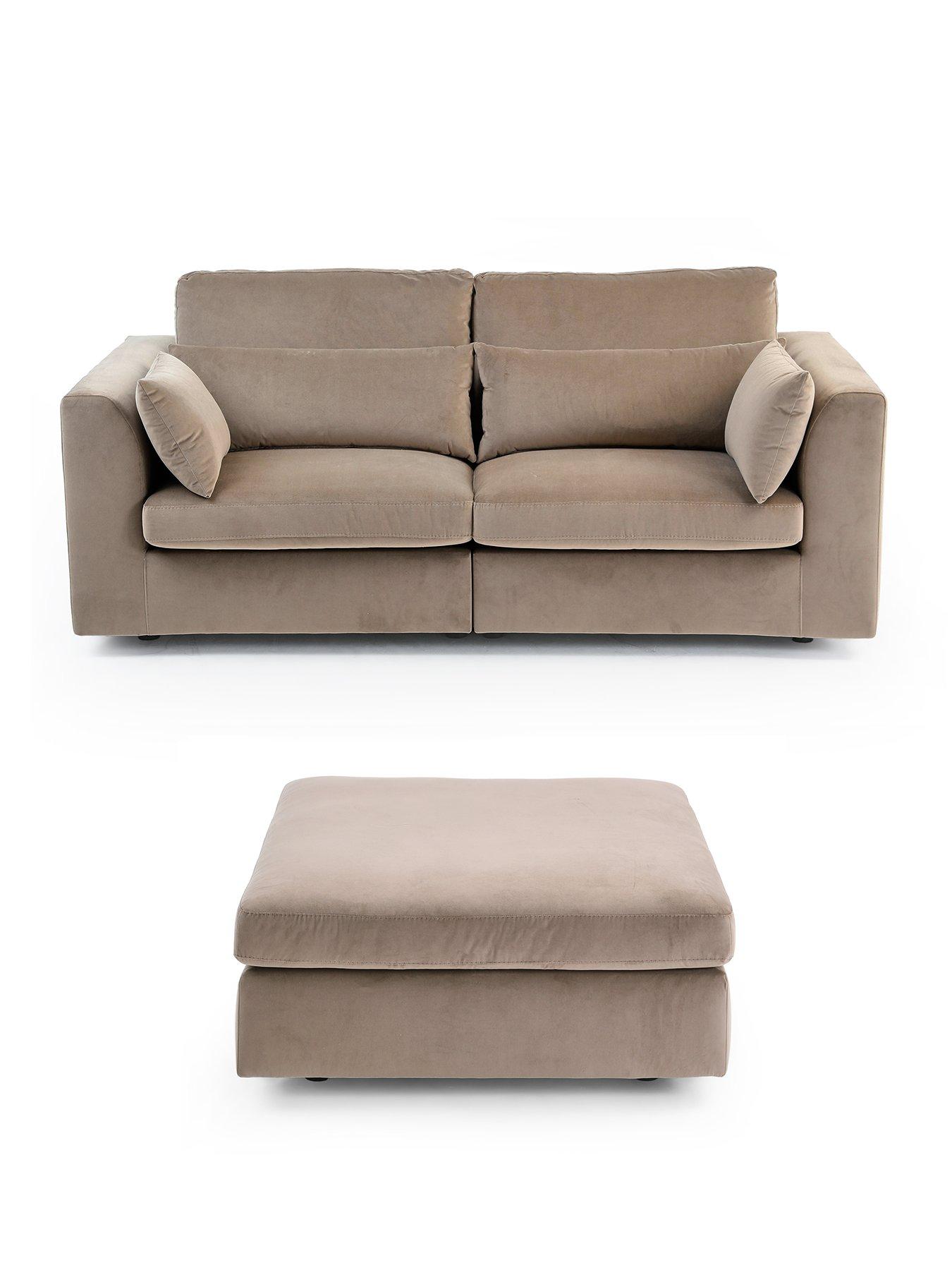 Image 2 of 7 of The Very Collection Hartley 3 Seater + Footstool