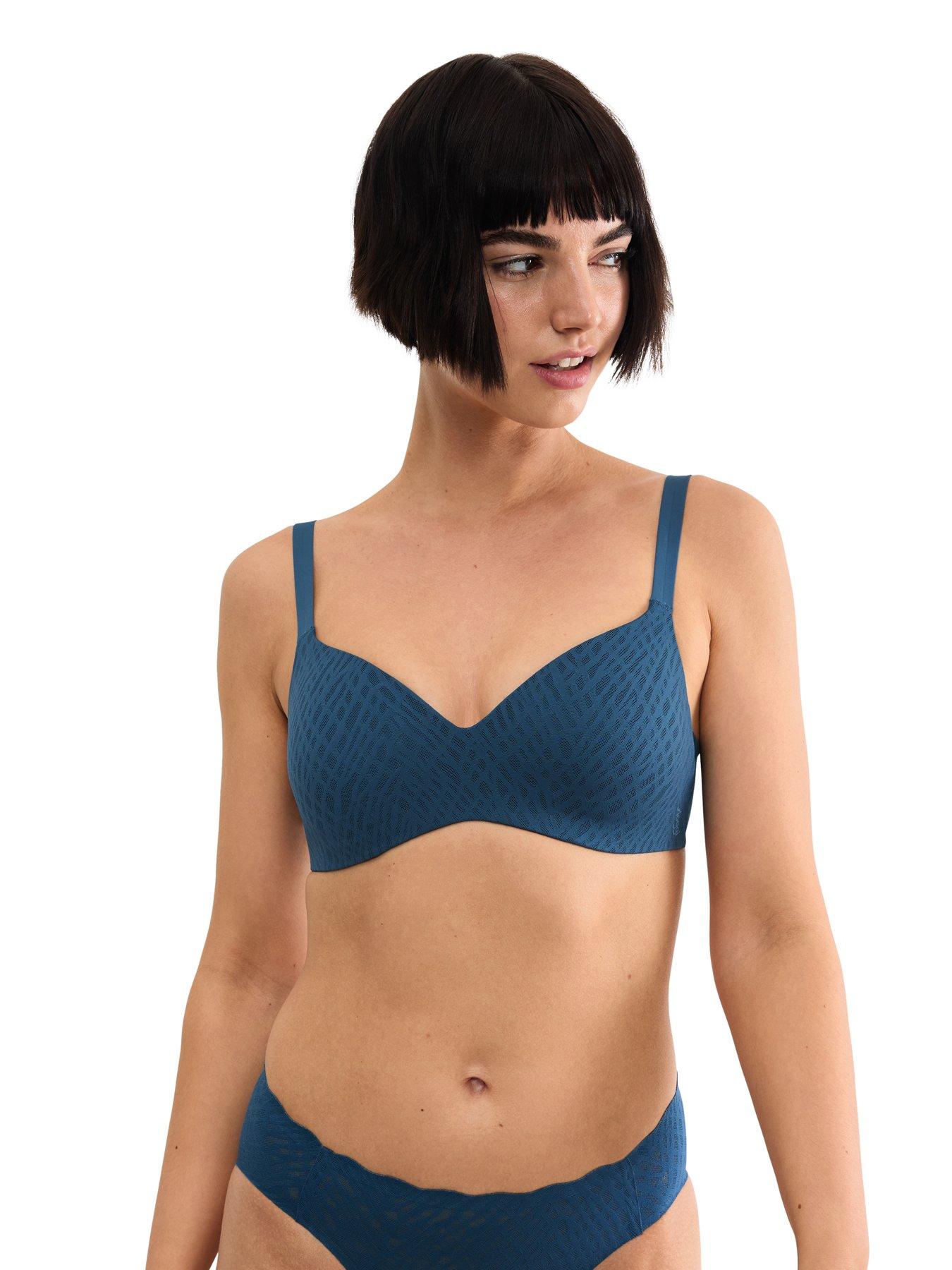 Sloggi Sloggi Zero Feel Bliss The Up T-shirt Bra - Smokey Blue