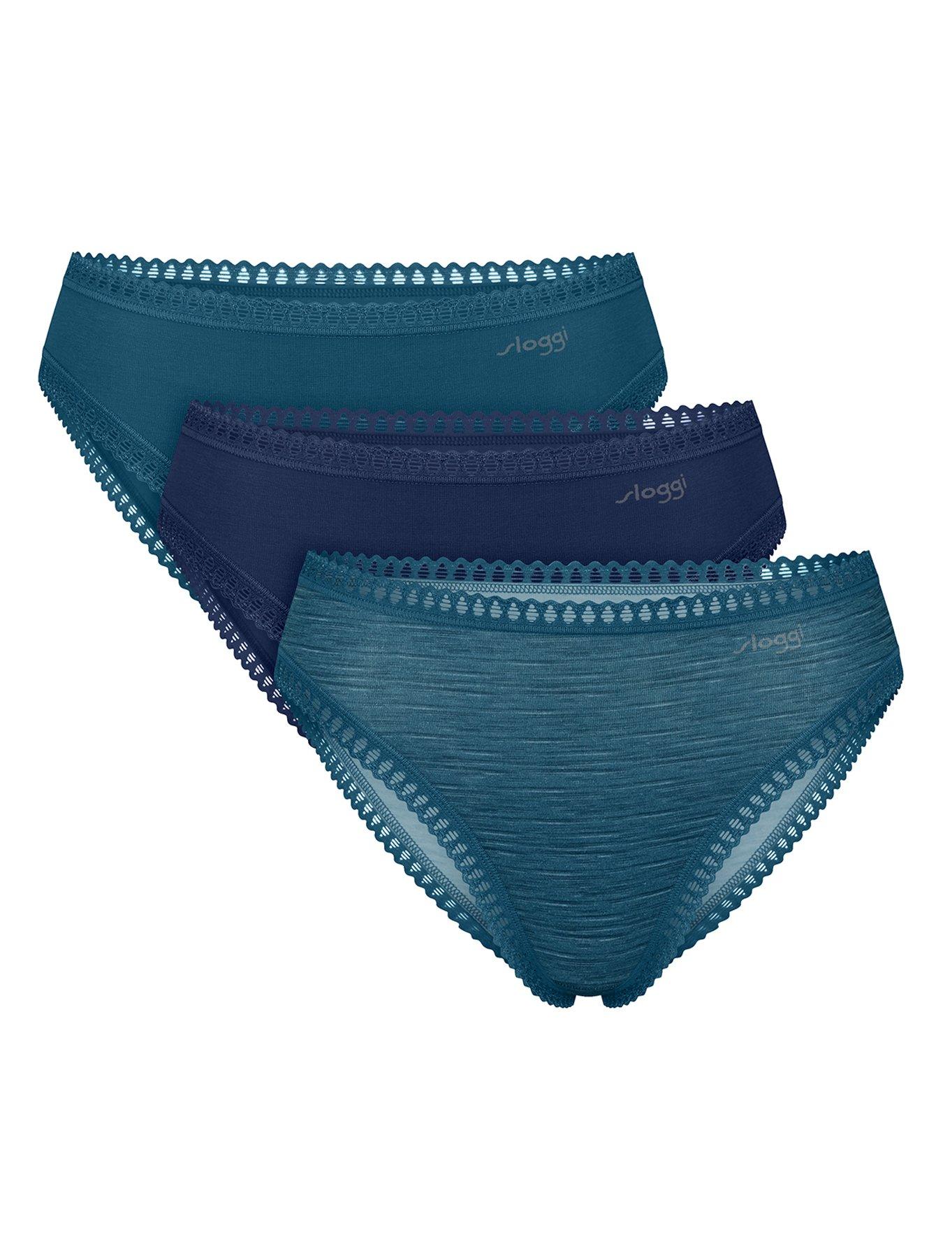 Sloggi Go Crush 3 Pack High Leg - Turq Combo
