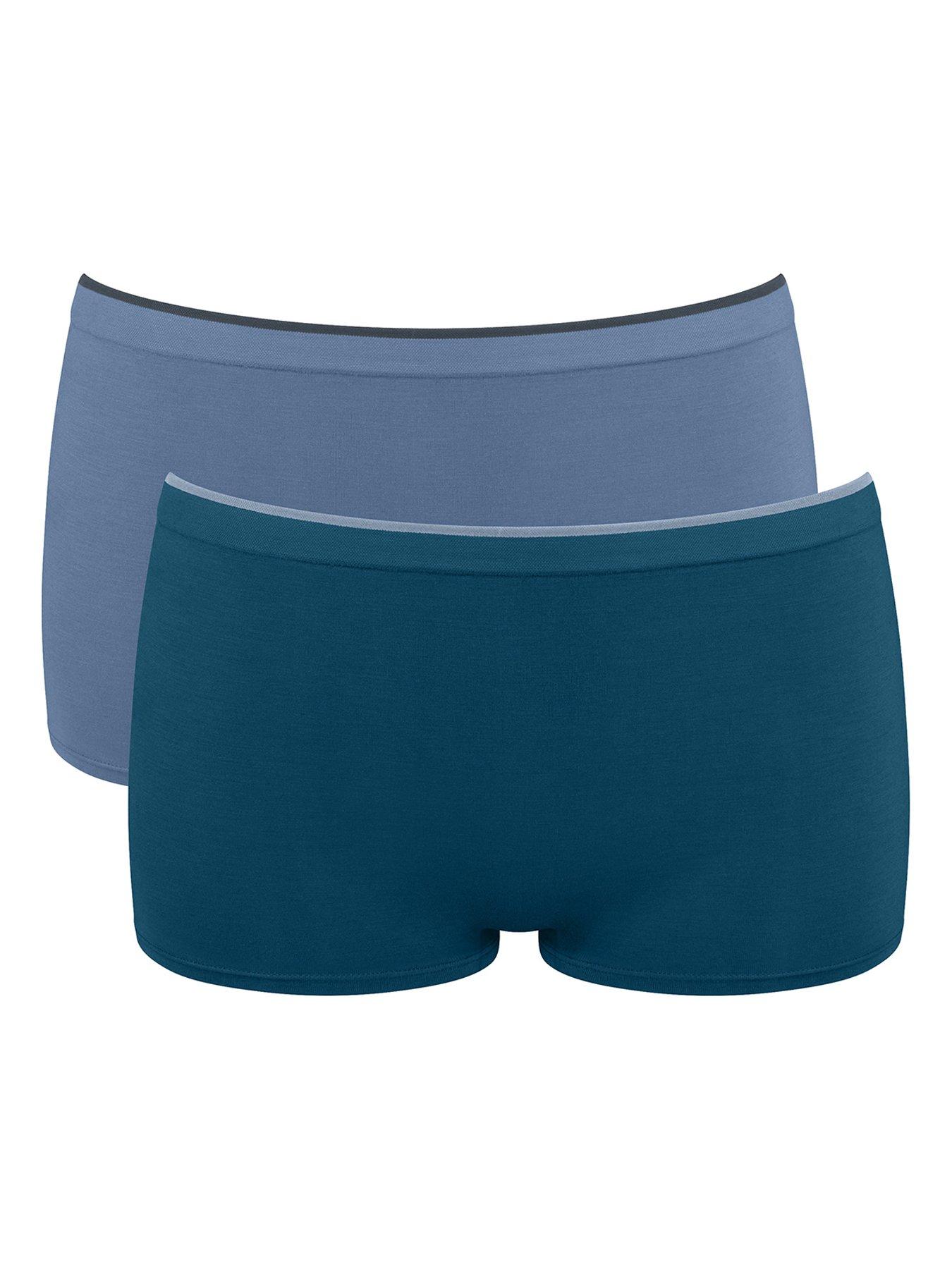 Sloggi Sloggi Go Sense 2 Pack Short Bried - Blue Combo
