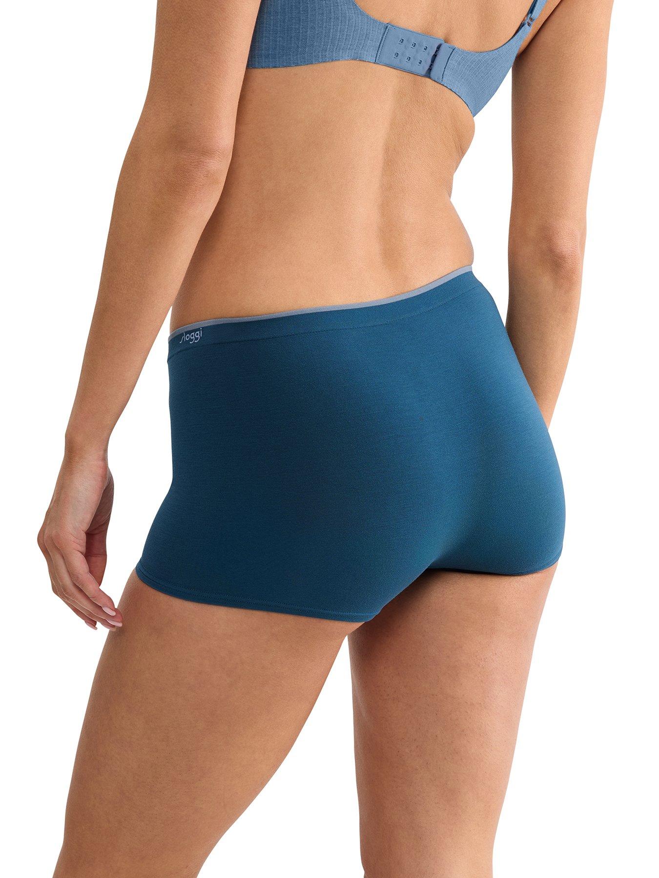 Image 2 of 3 of Sloggi Go Sense 2 Pack Short Briefs - Blue Combo