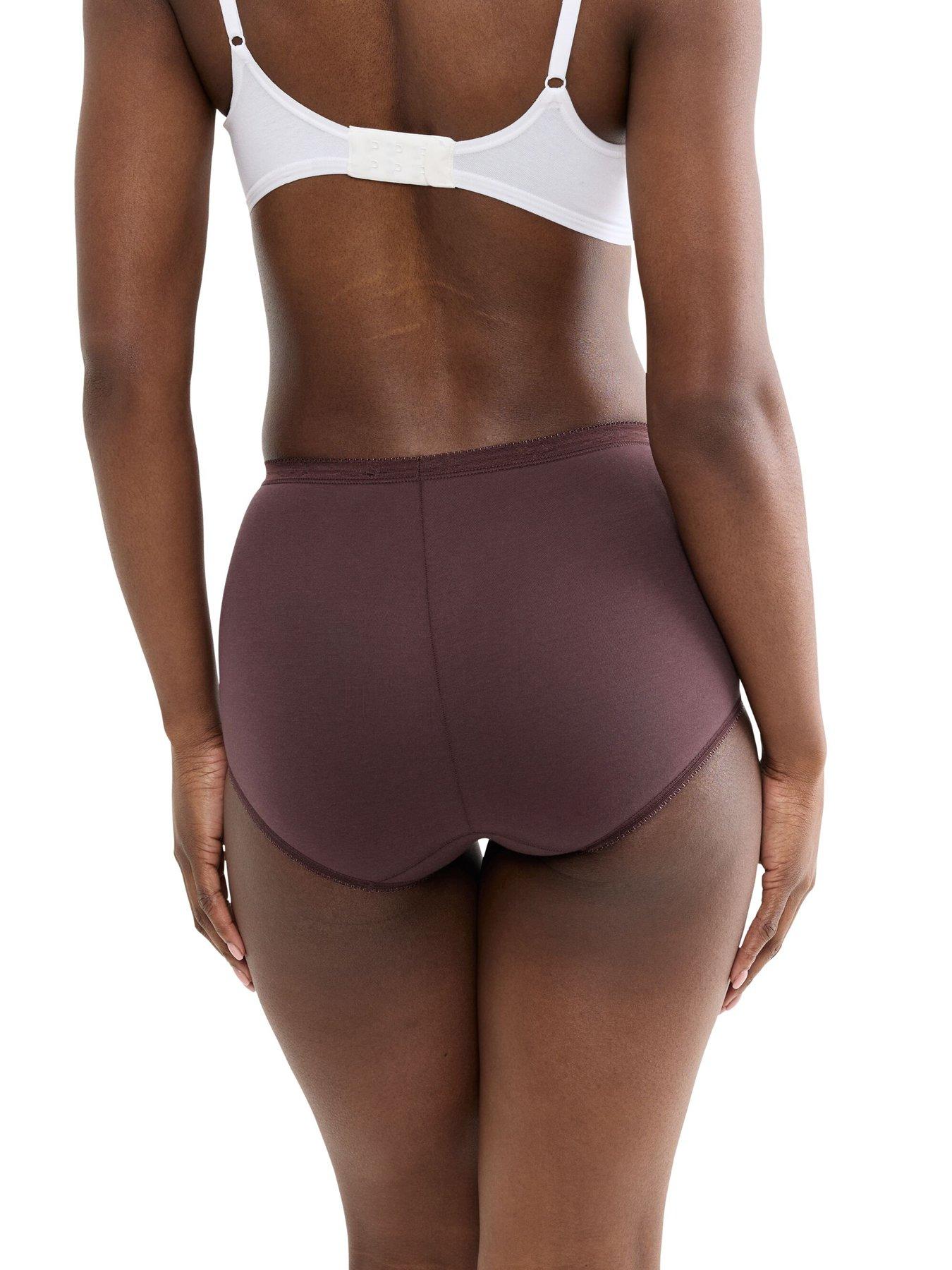 Image 3 of 5 of Sloggi Basic + Maxi 3 Pack Brief - Red Combo