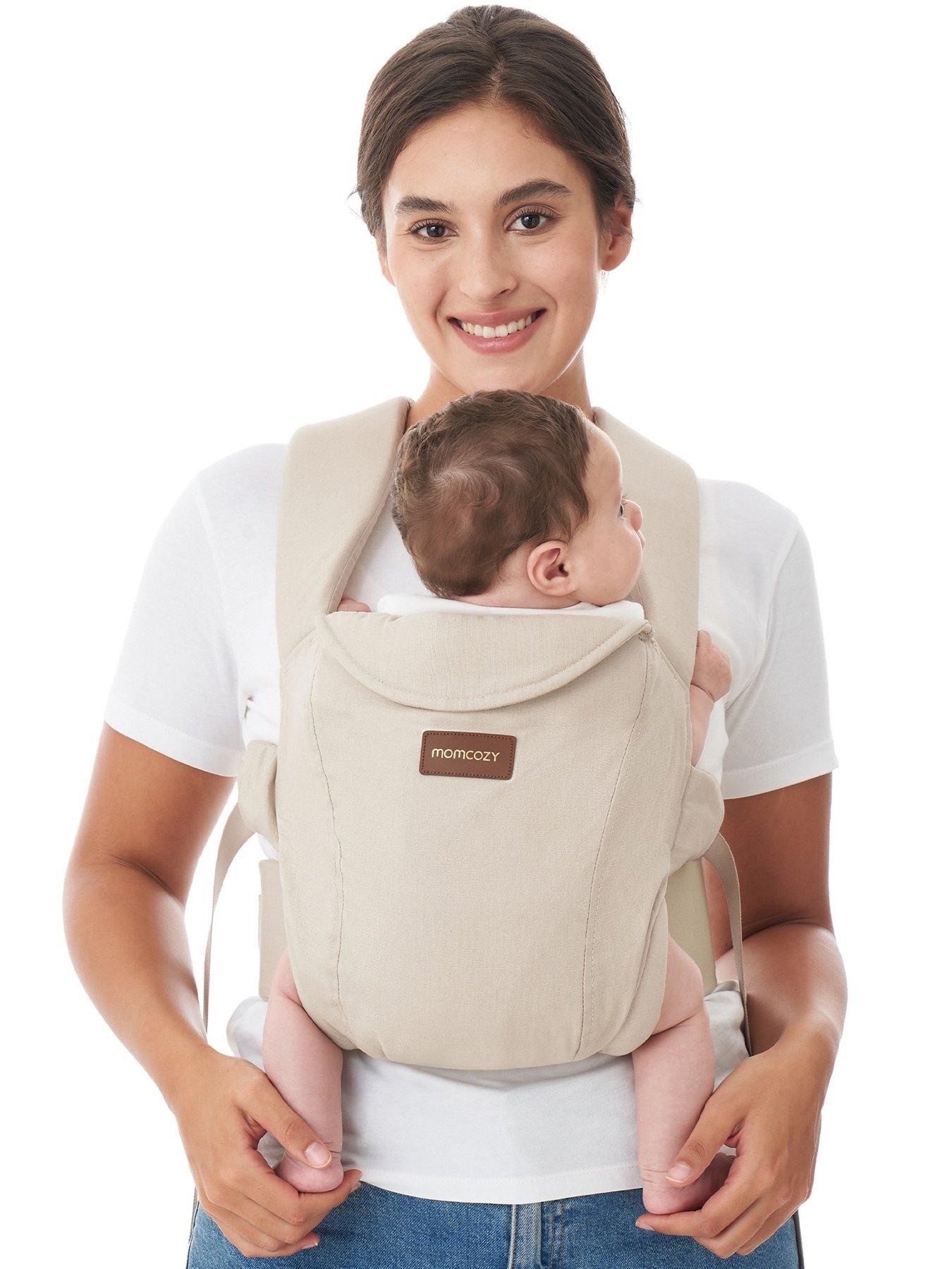 Image 3 of 7 of Momcozy Newborn Carrier WeeSnug - Khaki