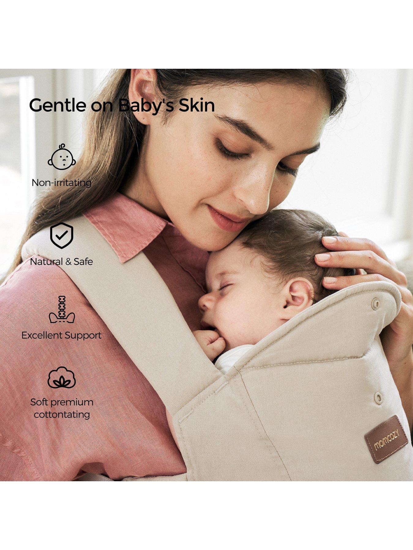 Image 5 of 7 of Momcozy Newborn Carrier WeeSnug - Khaki