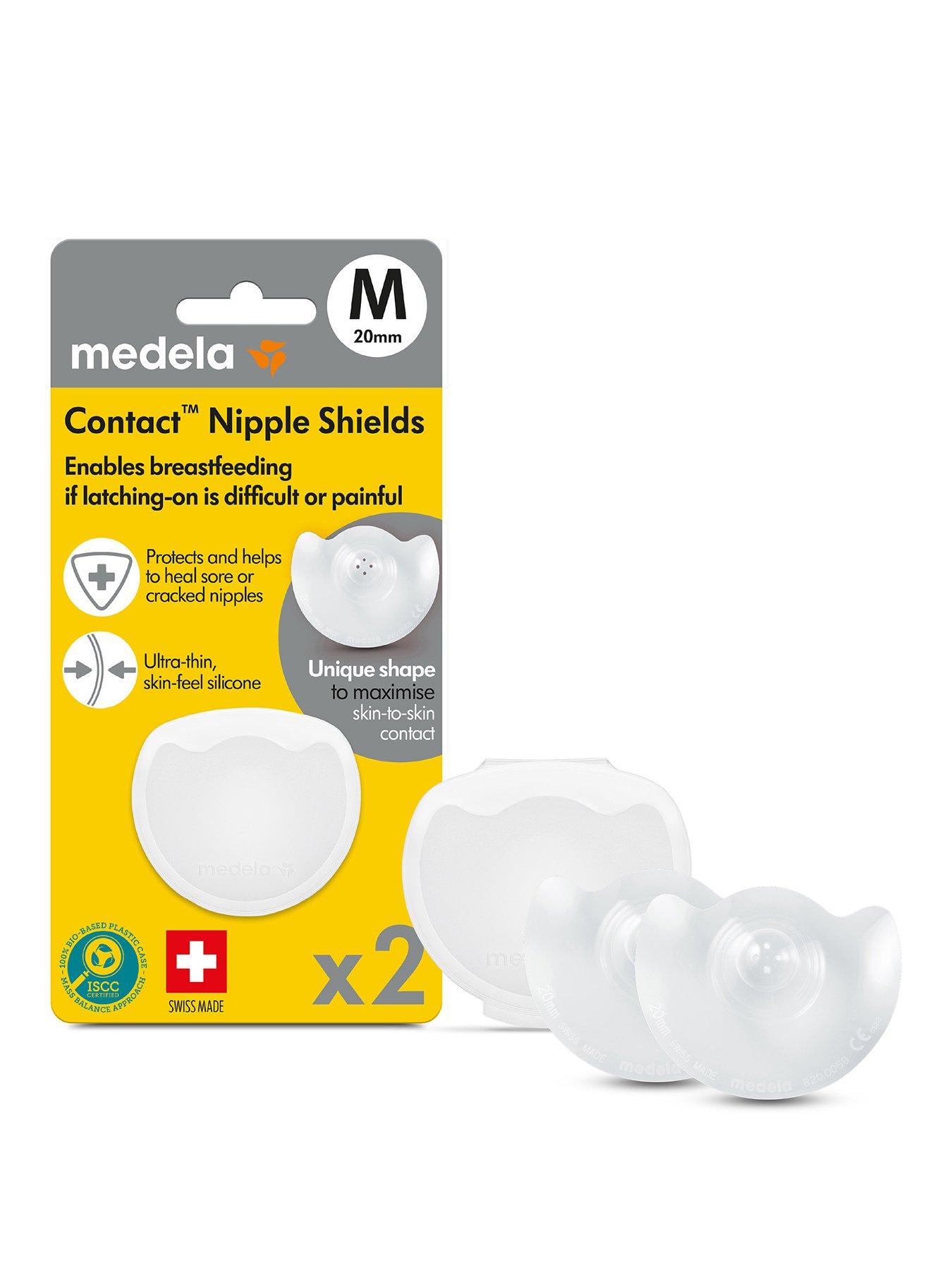Medela Contact Nipple Shields Medium (20mm) with Case (2 pack)