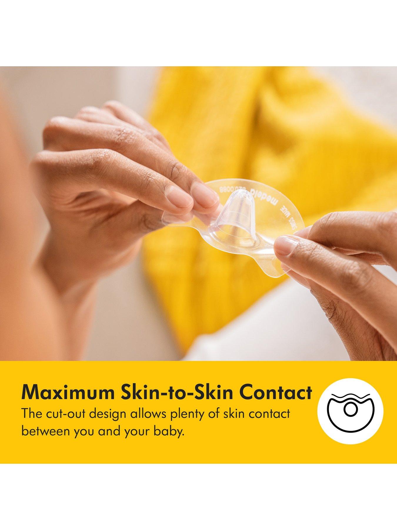 Image 2 of 7 of Medela Contact Nipple Shields Medium (20mm) with Case (2 pack)