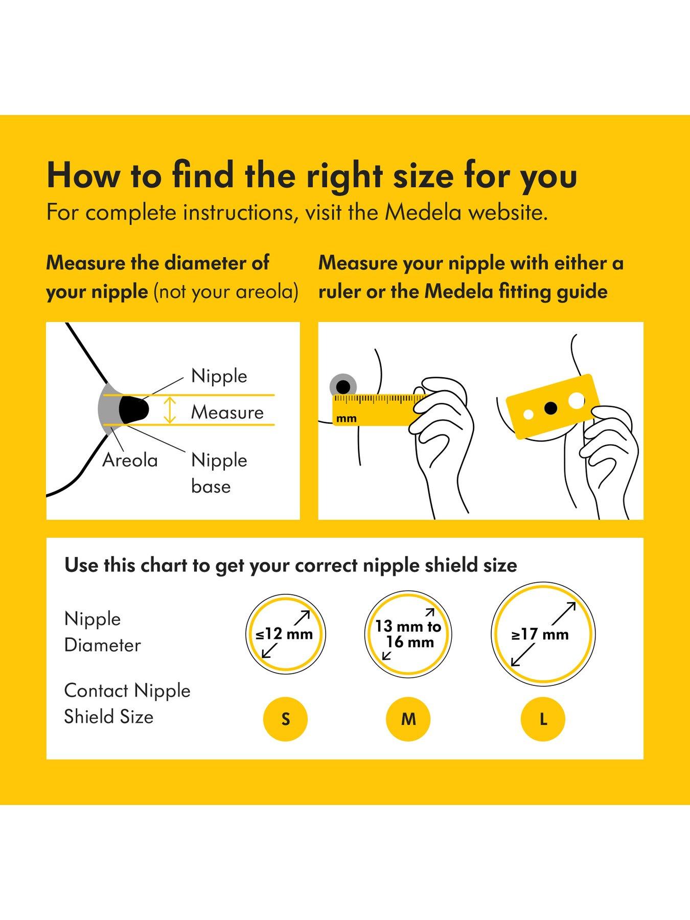 Image 5 of 7 of Medela Contact Nipple Shields Medium (20mm) with Case (2 pack)