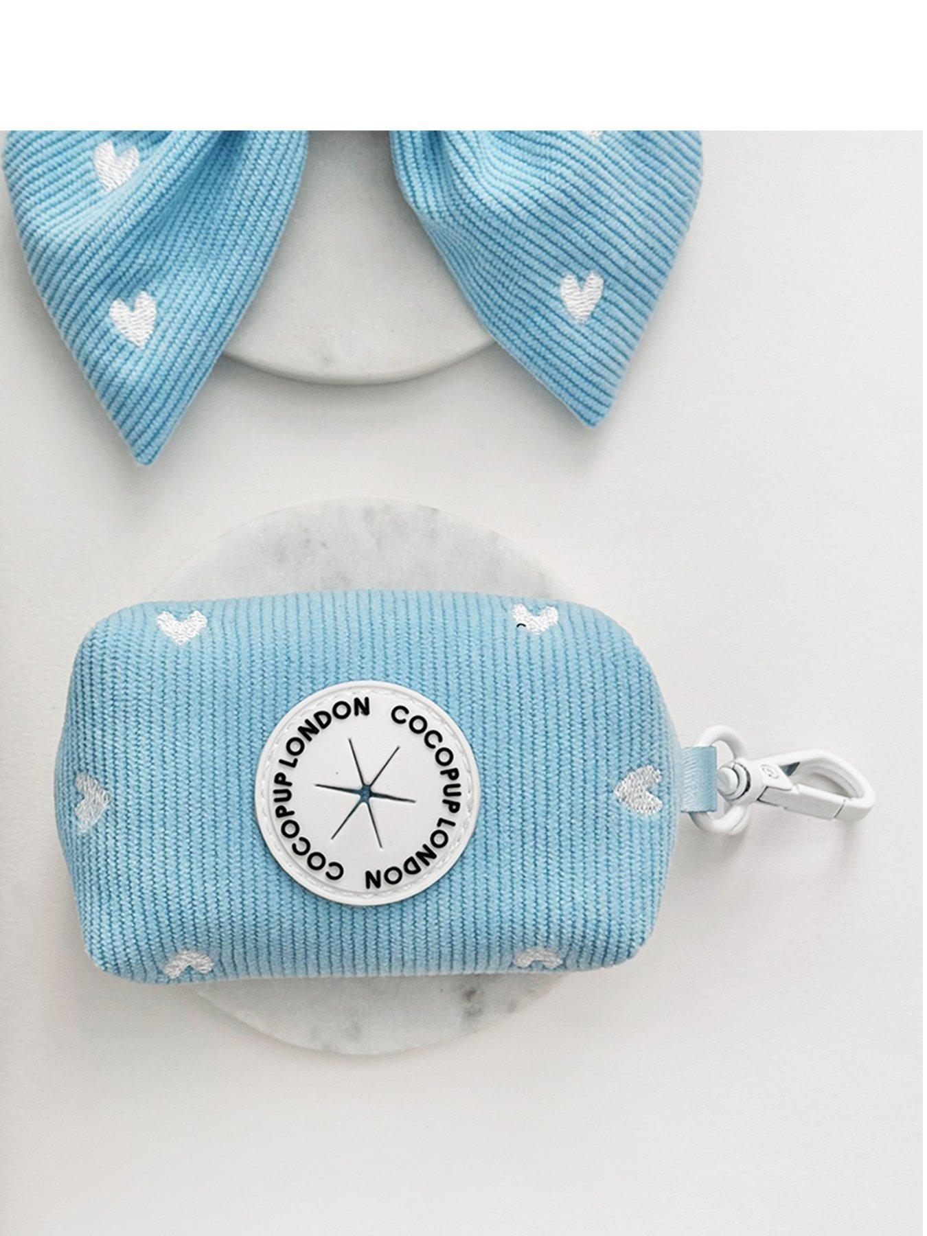 Image 1 of 2 of Cocopup Blue Heartstrings Cord Poop Bag Holder