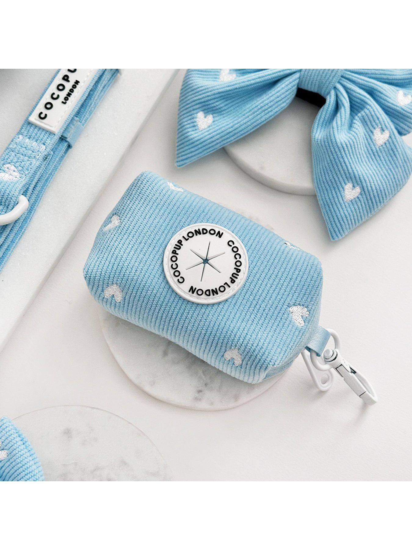Image 2 of 2 of Cocopup Blue Heartstrings Cord Poop Bag Holder