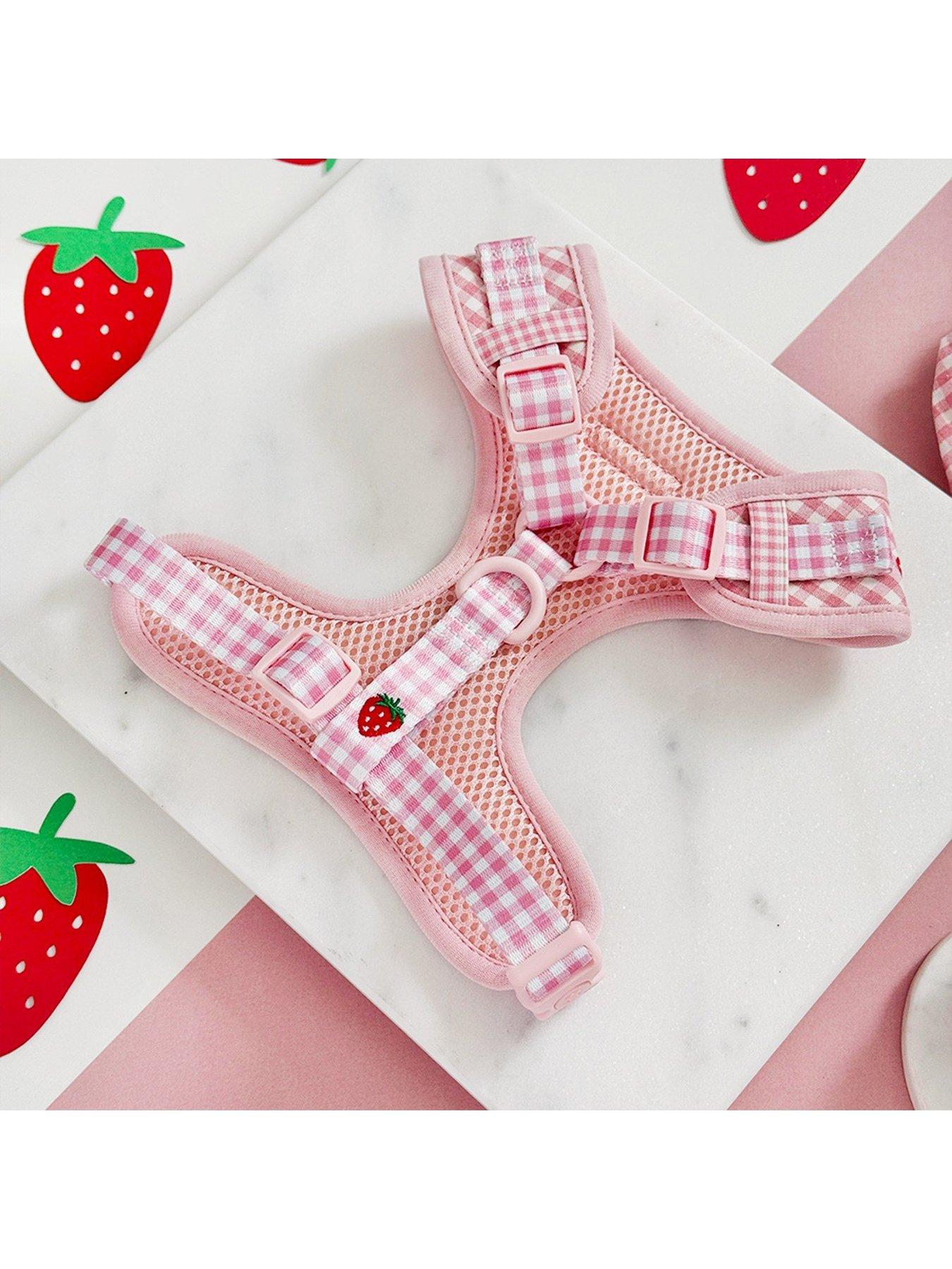 Image 3 of 3 of Cocopup Strawberry Picnic Pup Adjustable Harness