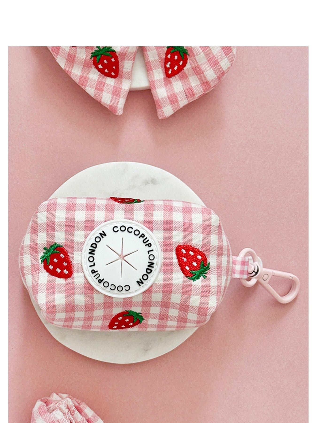 Cocopup Strawberry Picnic Pup Poop Bag Holder