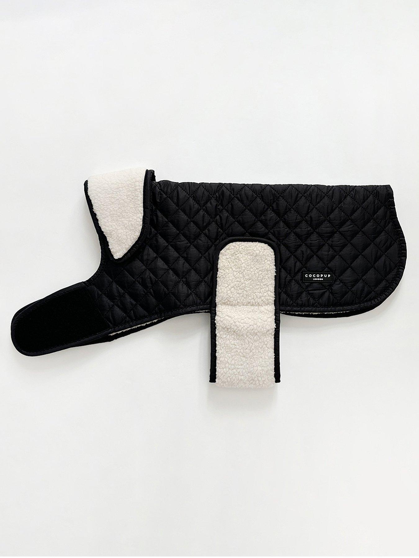 Image 1 of 3 of Cocopup Quilted Dog Coat- Midnight Black