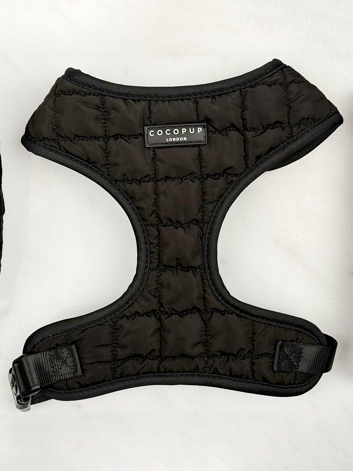 Image 1 of 3 of Cocopup Onyx Quilted Adjustable Neck Harness