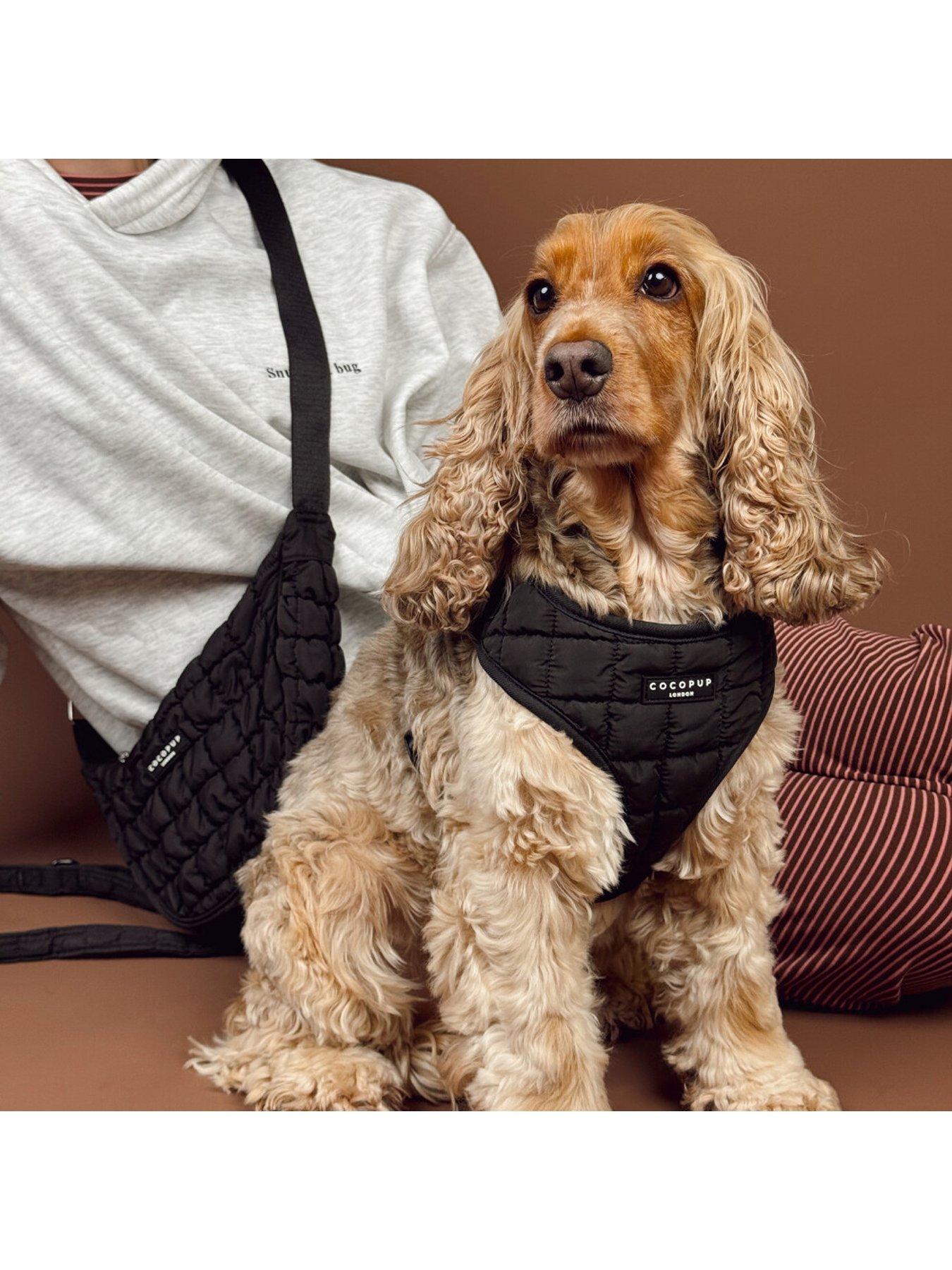 Image 3 of 3 of Cocopup Onyx Quilted Adjustable Neck Harness