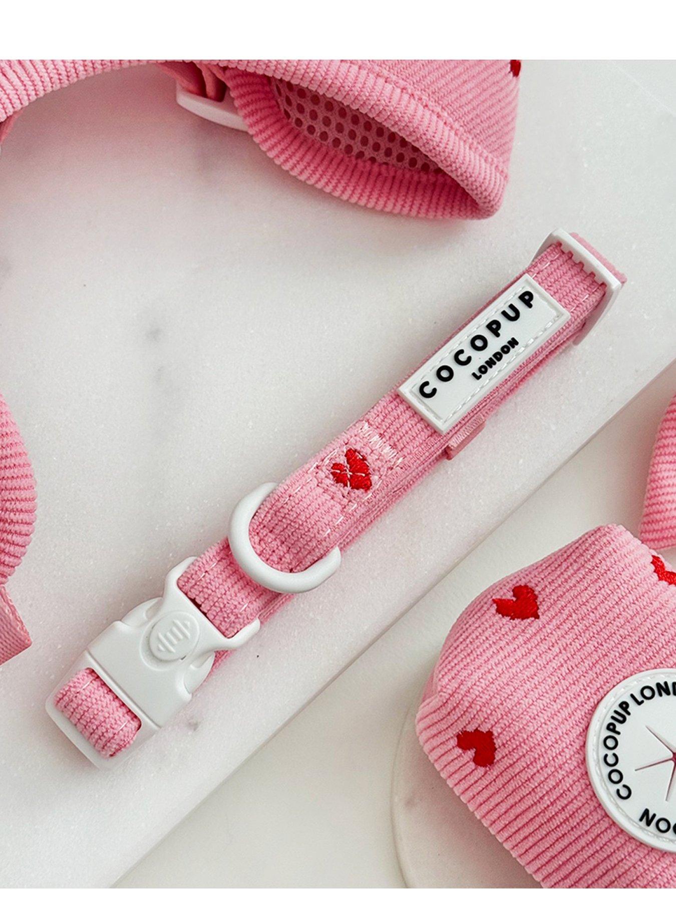 Image 1 of 2 of Cocopup Pink Heartstrings Cord Collar