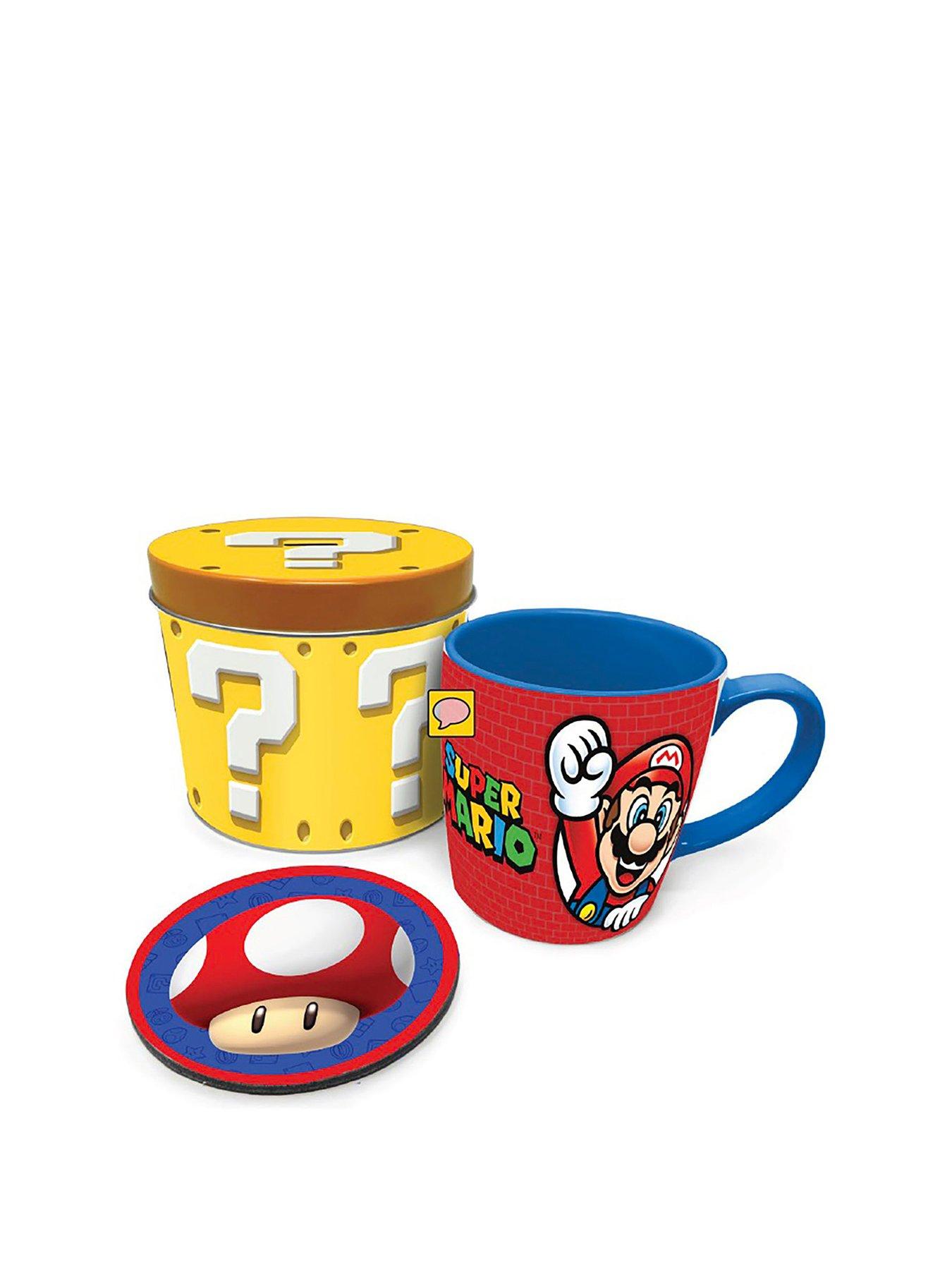 Image 1 of 1 of Super Mario Super Mario (lets A Go) Mug In Tin Set