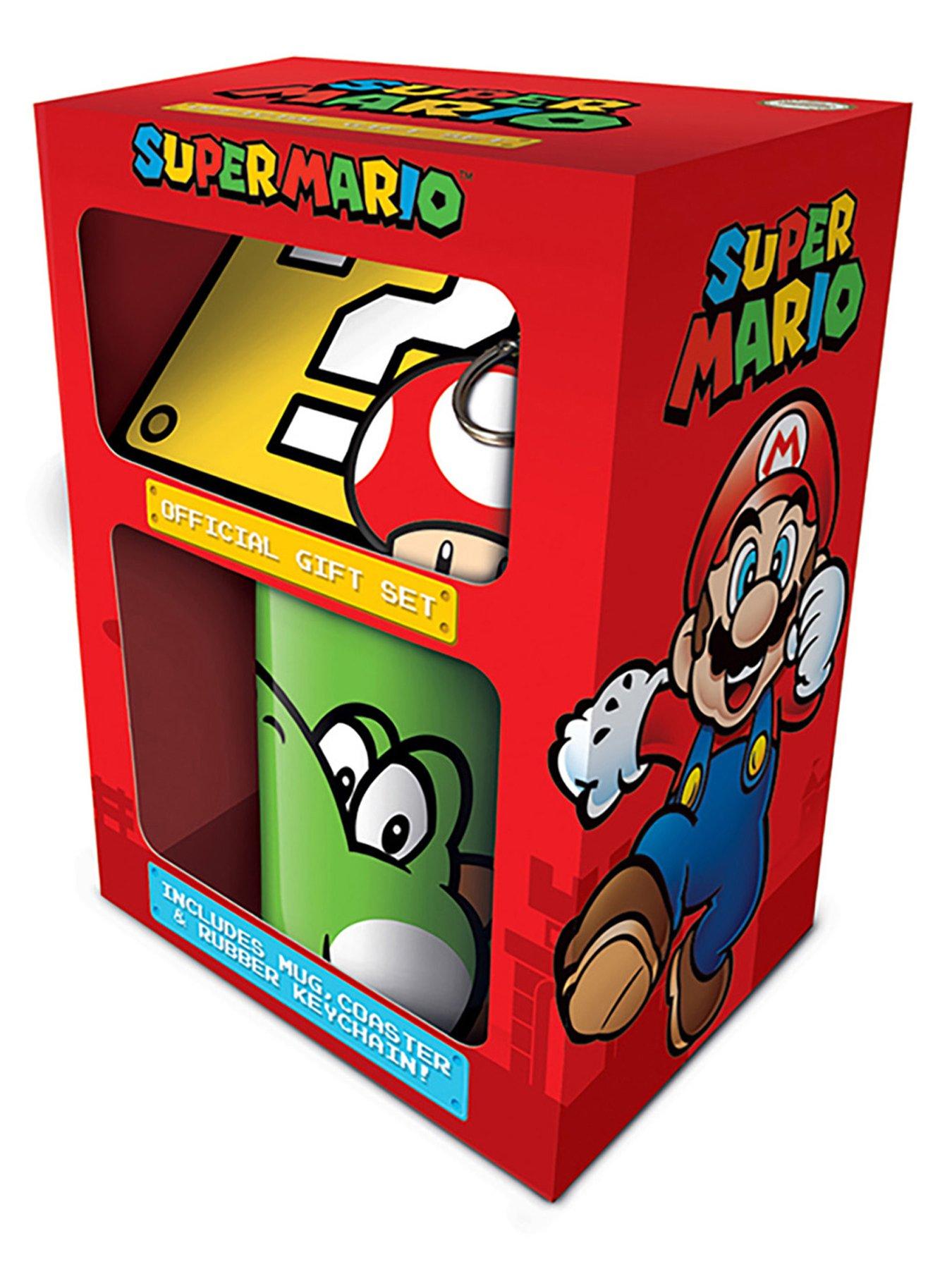 Super Mario (yoshi) Gift Set (mug, Coaster  &  Keychain)
