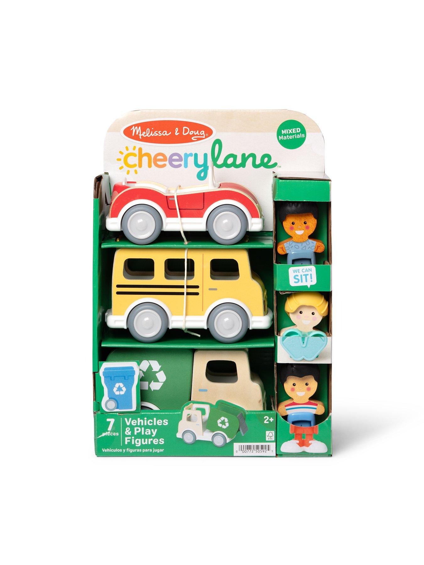 Image 2 of 8 of Melissa & Doug Cheery Lane Vehicle Play Set