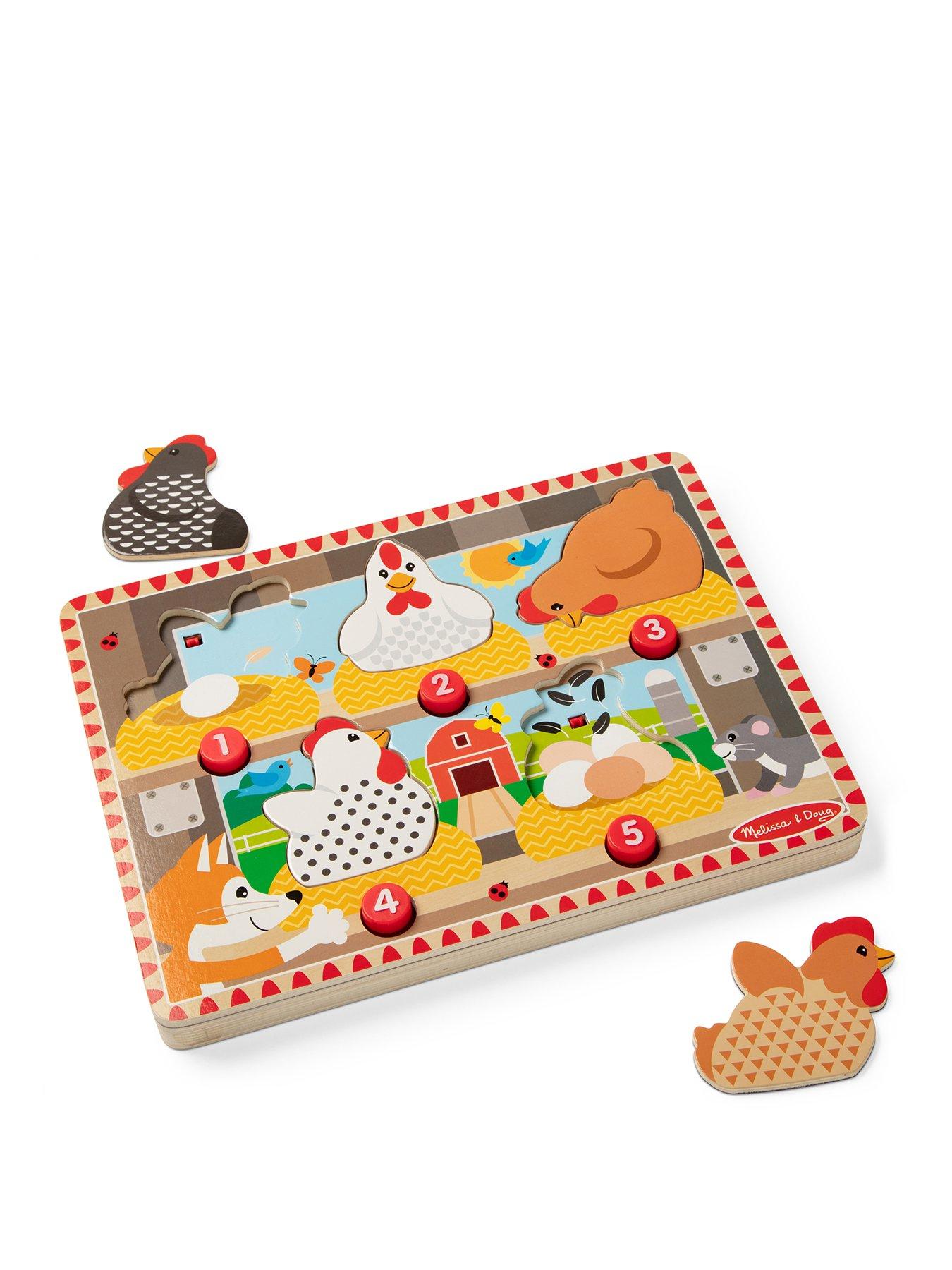 Melissa & Doug Melissa  &  Doug Magnetic Press  &  Pop Wooden Puzzle
