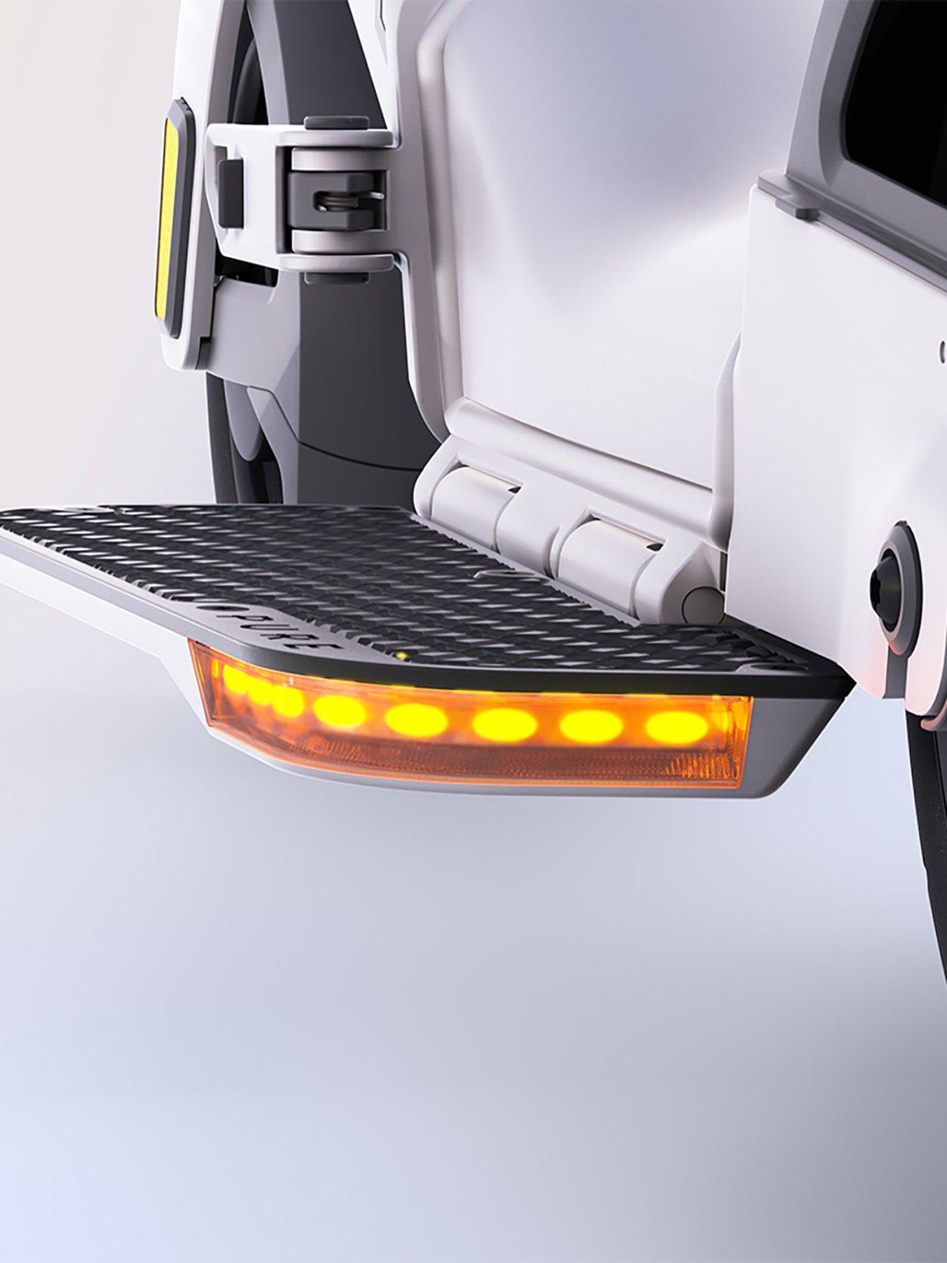 Image 5 of 8 of Pure Flex Platinum Silver Electric Scooter