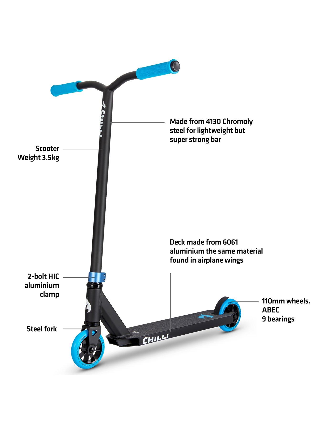 Image 2 of 7 of Micro Scooter Chilli Base Stunt Scooter: Blue