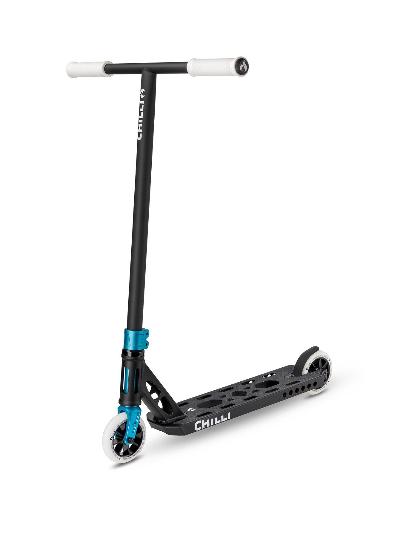 Image 1 of 7 of Micro Scooter Chilli Ventus Stunt Scooter: Black/White