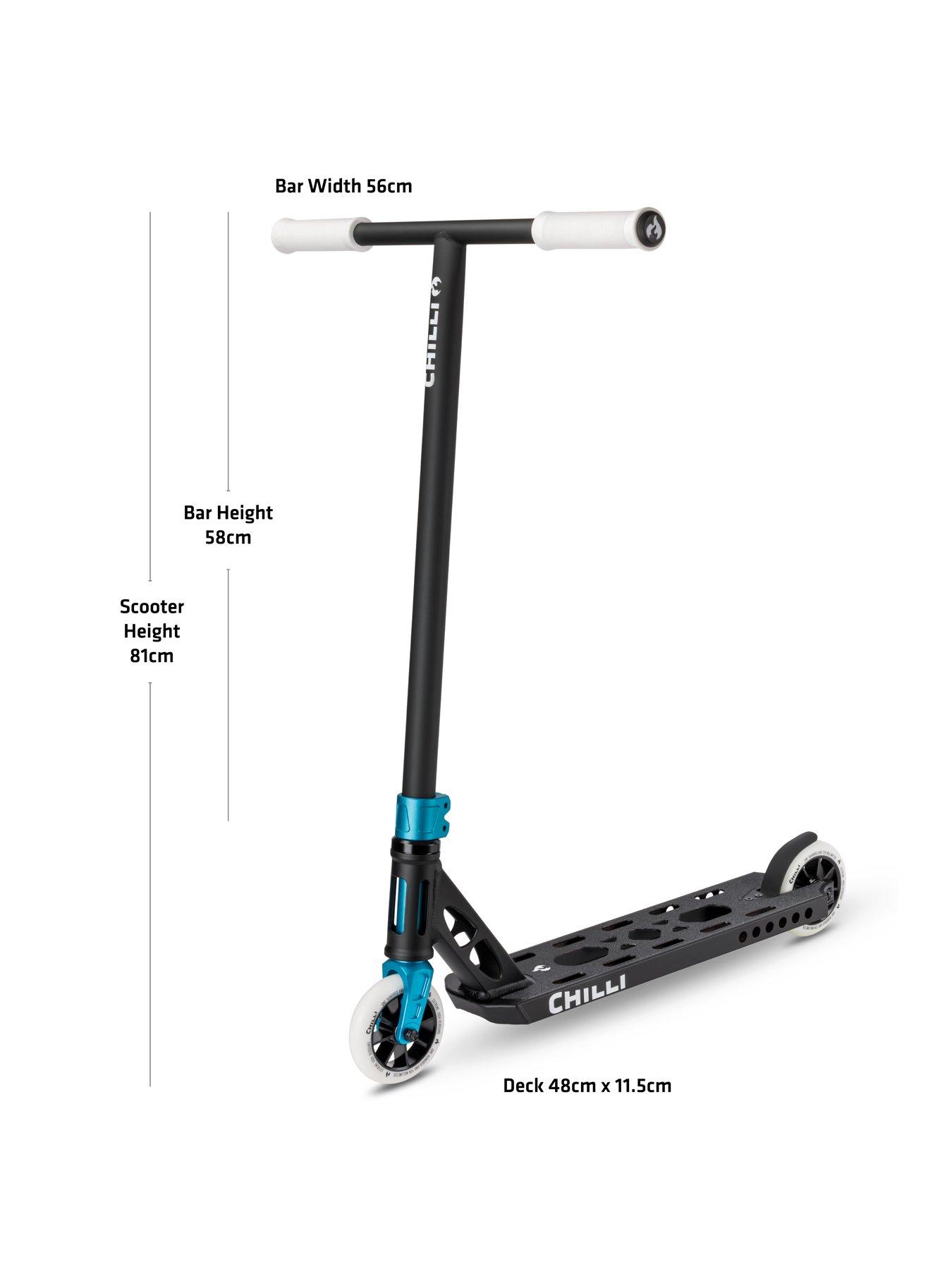 Image 7 of 7 of Micro Scooter Chilli Ventus Stunt Scooter: Black/White