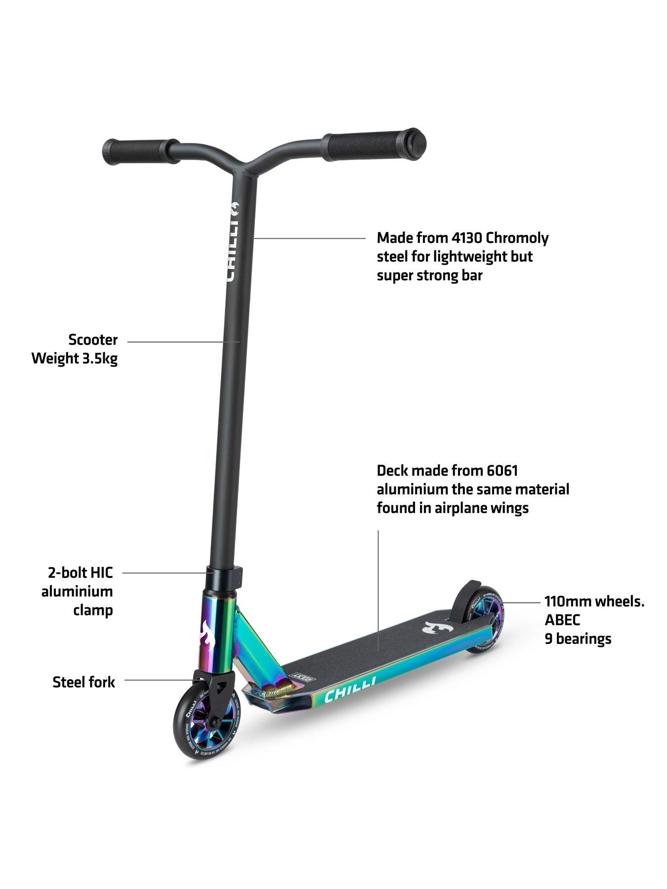 Image 2 of 8 of Micro Scooter Chilli Rocky Stunt Scooter: Oil Slick Neochrome