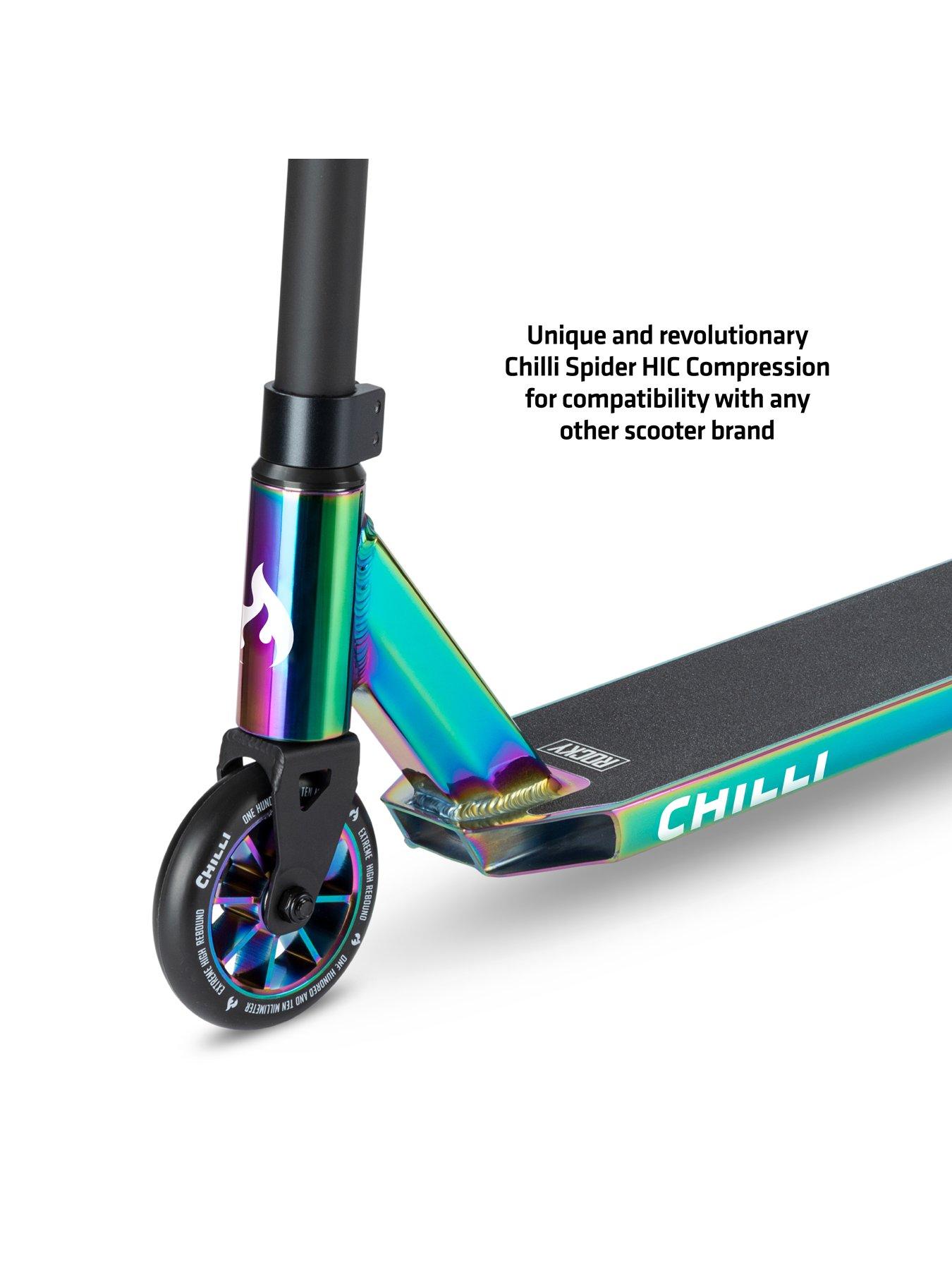 Image 3 of 8 of Micro Scooter Chilli Rocky Stunt Scooter: Oil Slick Neochrome