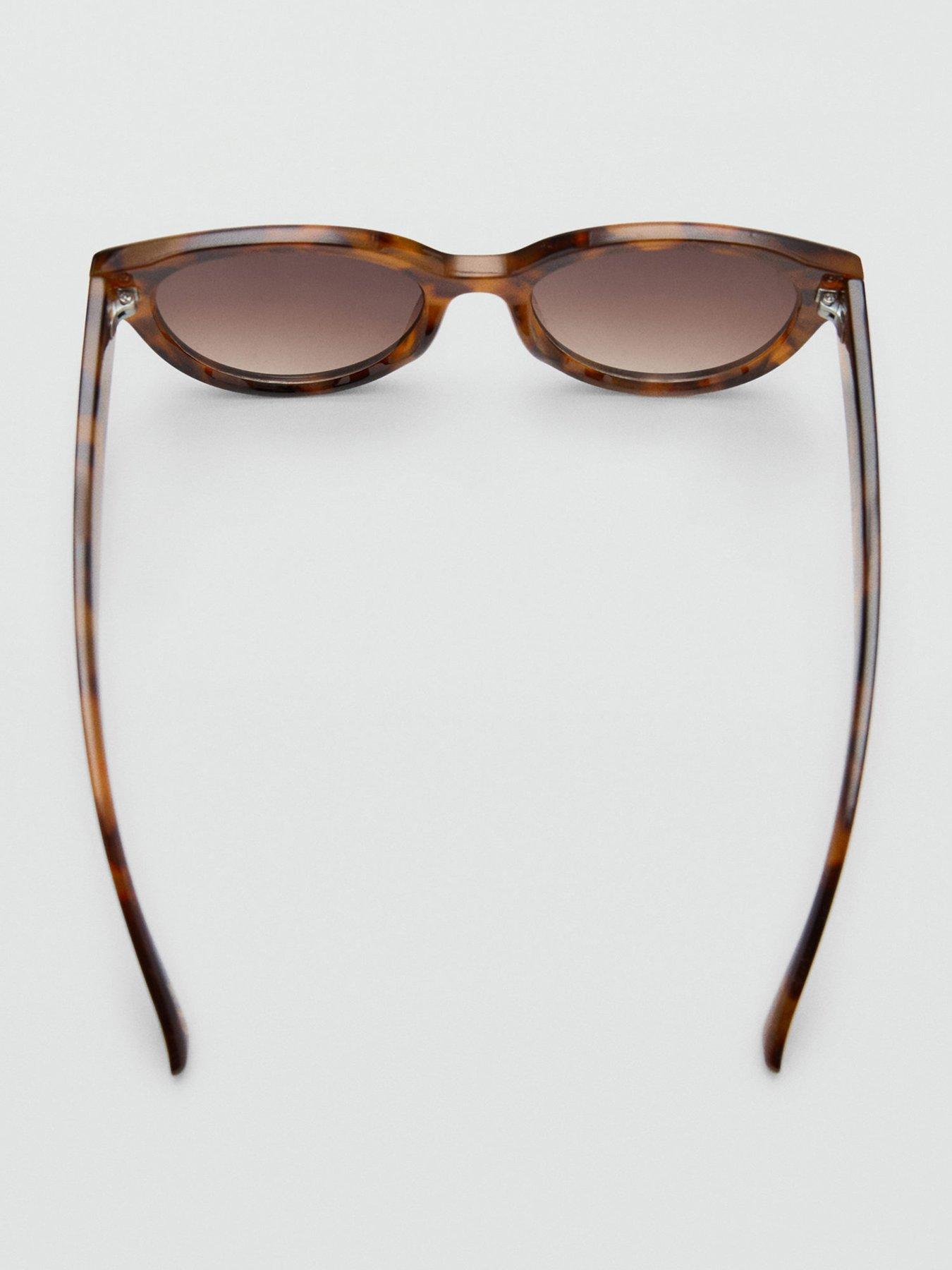 Image 4 of 4 of Mango Cat-Eye Sunglasses - Chocolate
