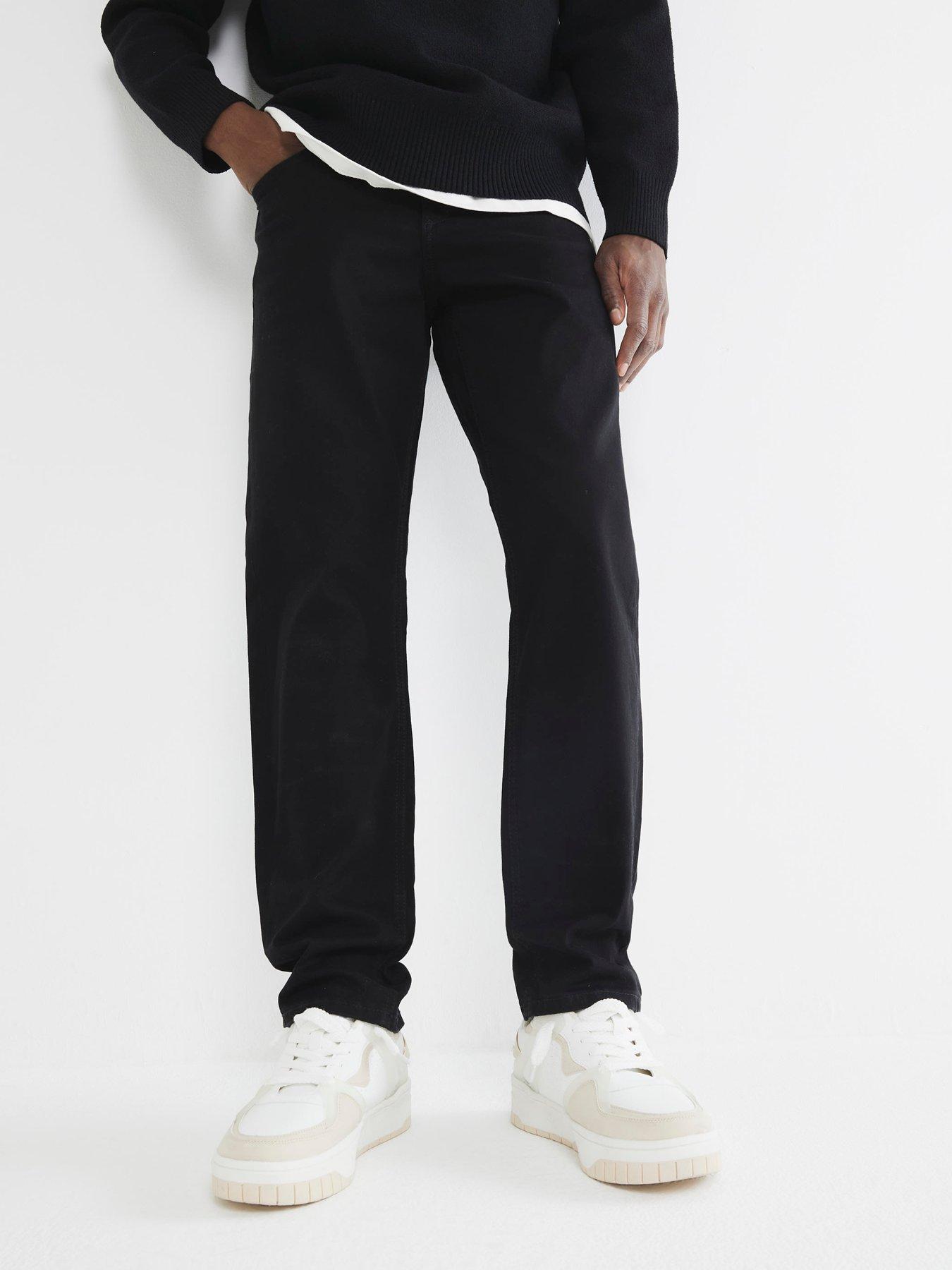 River Island Slim Fit Stretch Jeans - Black