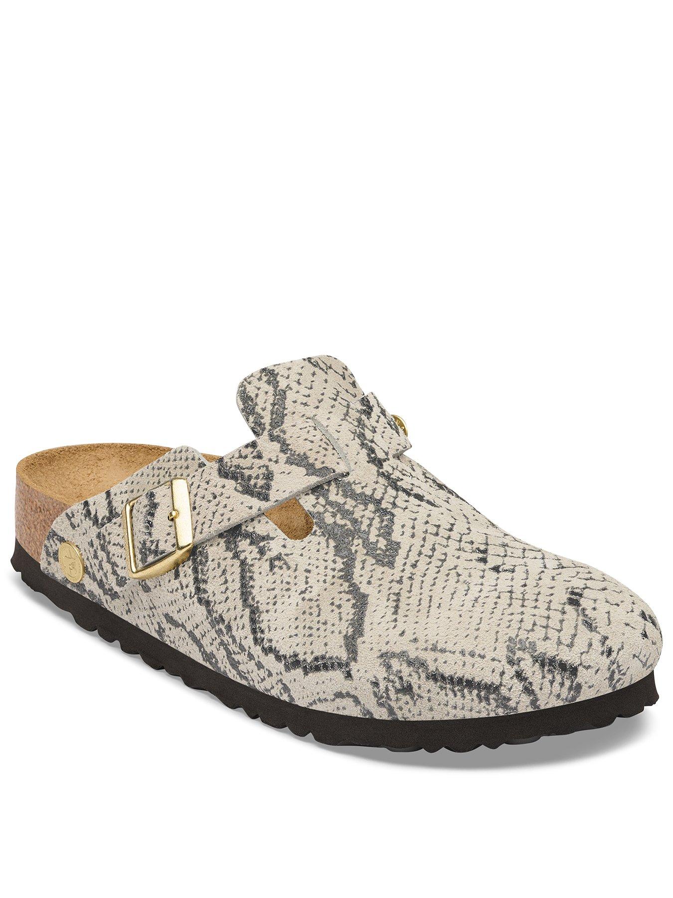 Birkenstock Boston Rivet Suede Clogs - Multi