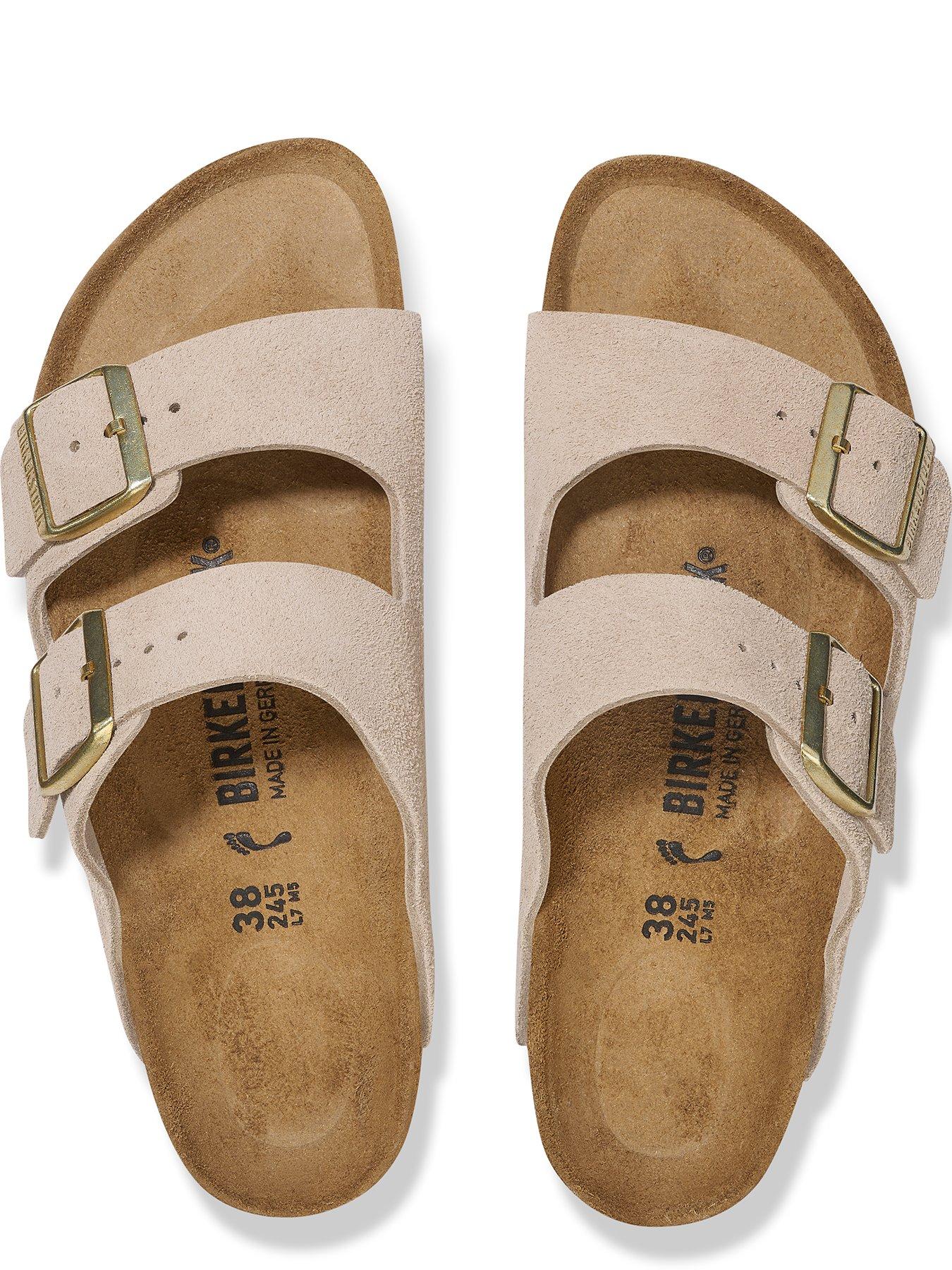 Image 3 of 3 of Birkenstock Womens Arizona Suede Leather Sandal - Sandcastle