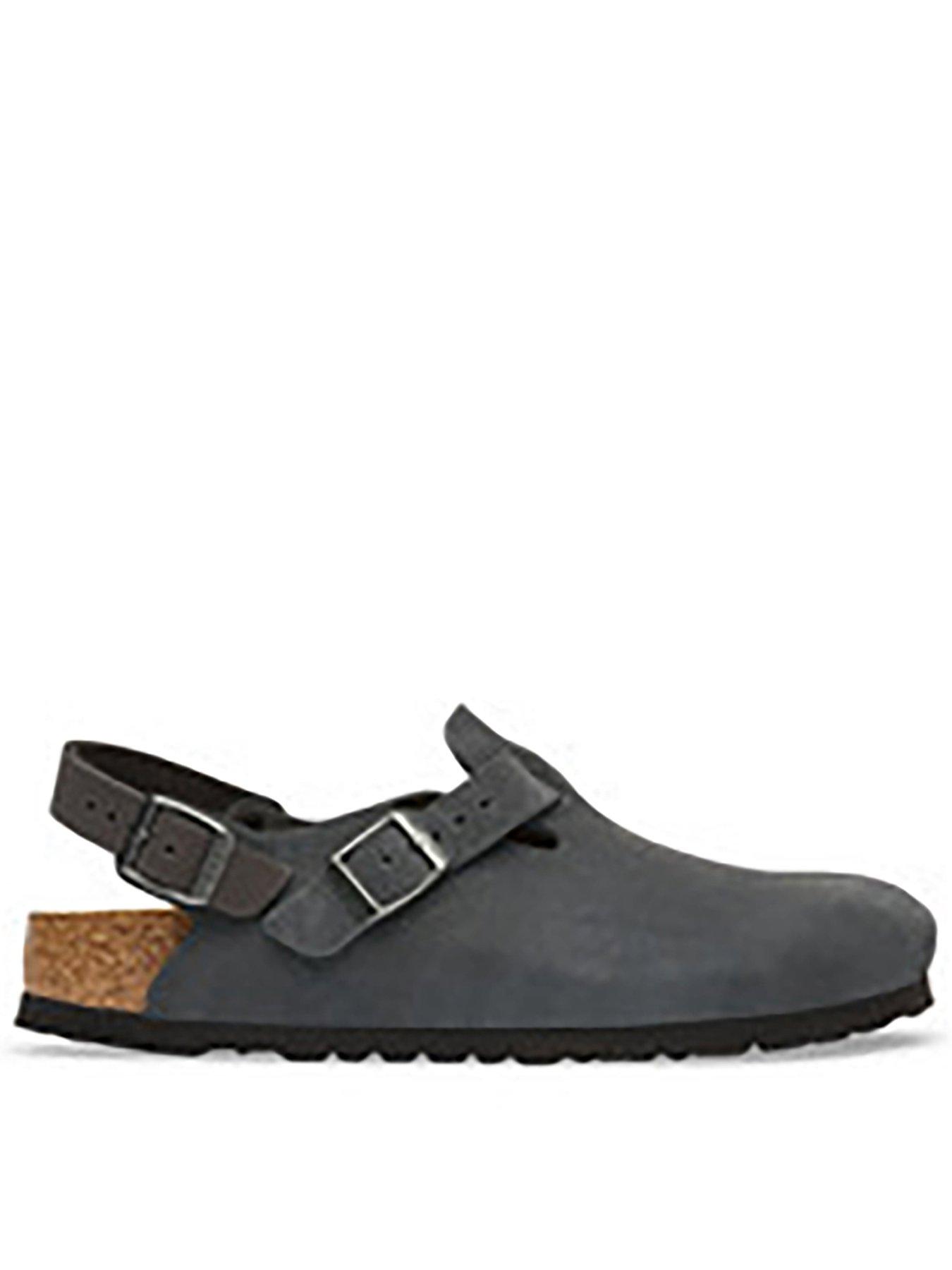 Birkenstock Tokio Suede Leather Unisex - Grey