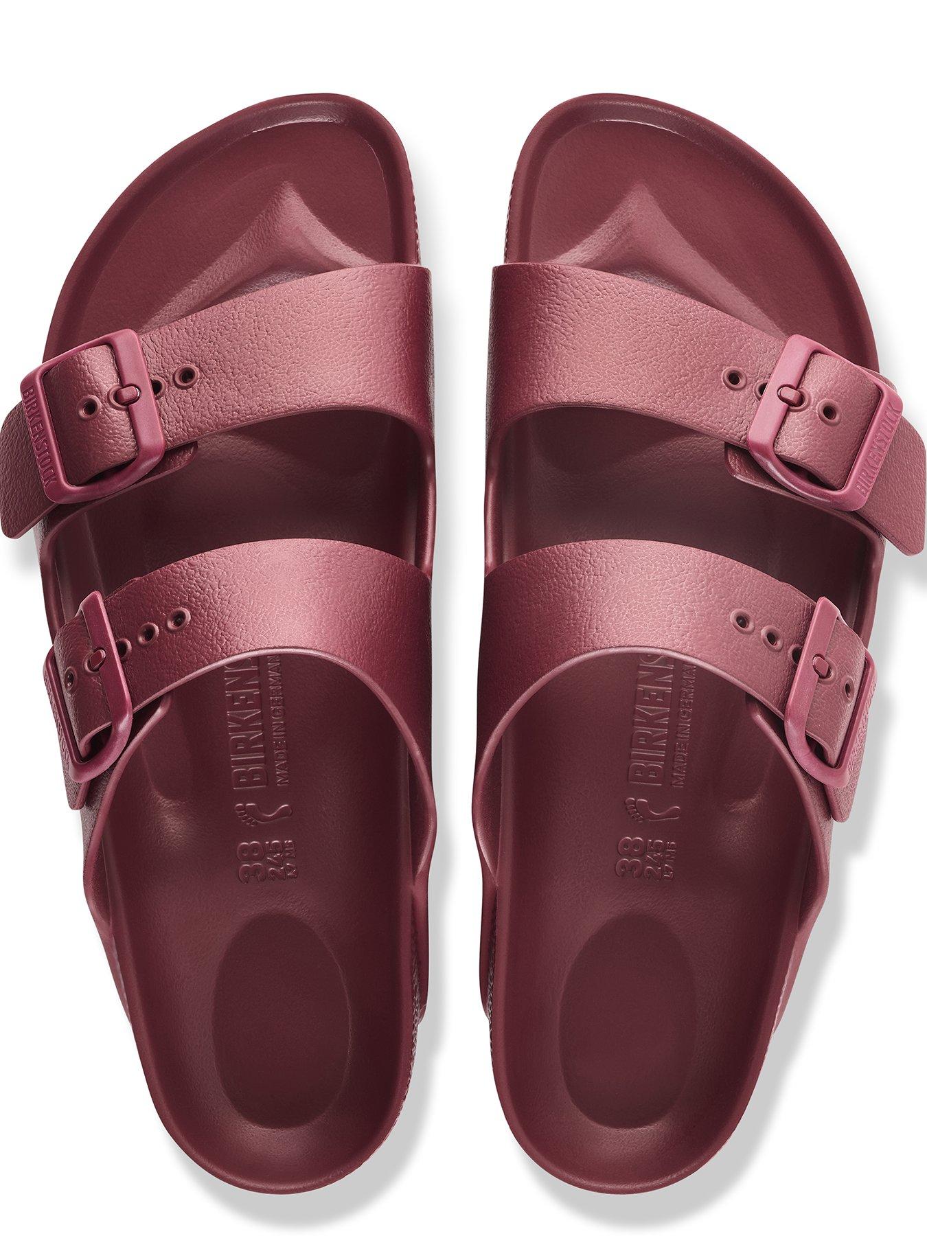 Image 3 of 3 of Birkenstock Arizona Eva Zinfandel Sandals - Red