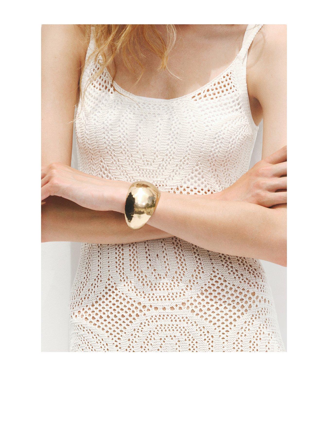 Mango Metallic Volume Bracelet - Gold