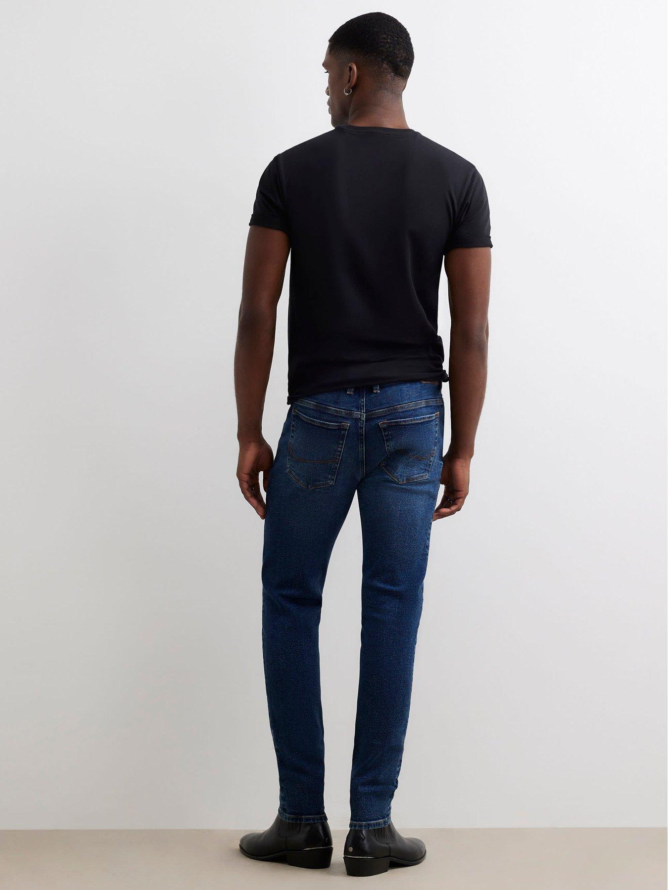 Image 2 of 6 of River Island Spray On Jeans - Blue