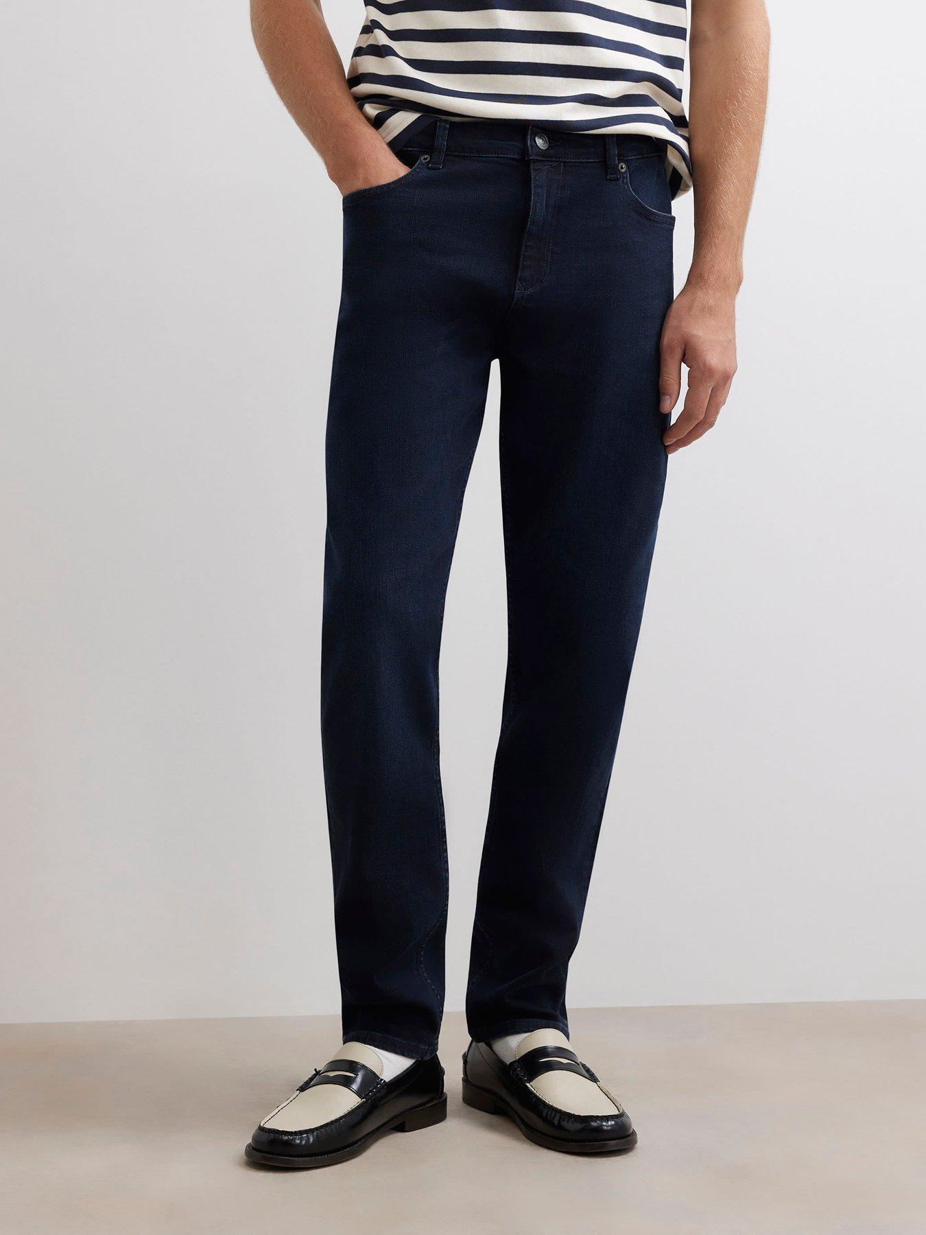 Image 1 of 3 of River Island Slim Fit Jeans - Black