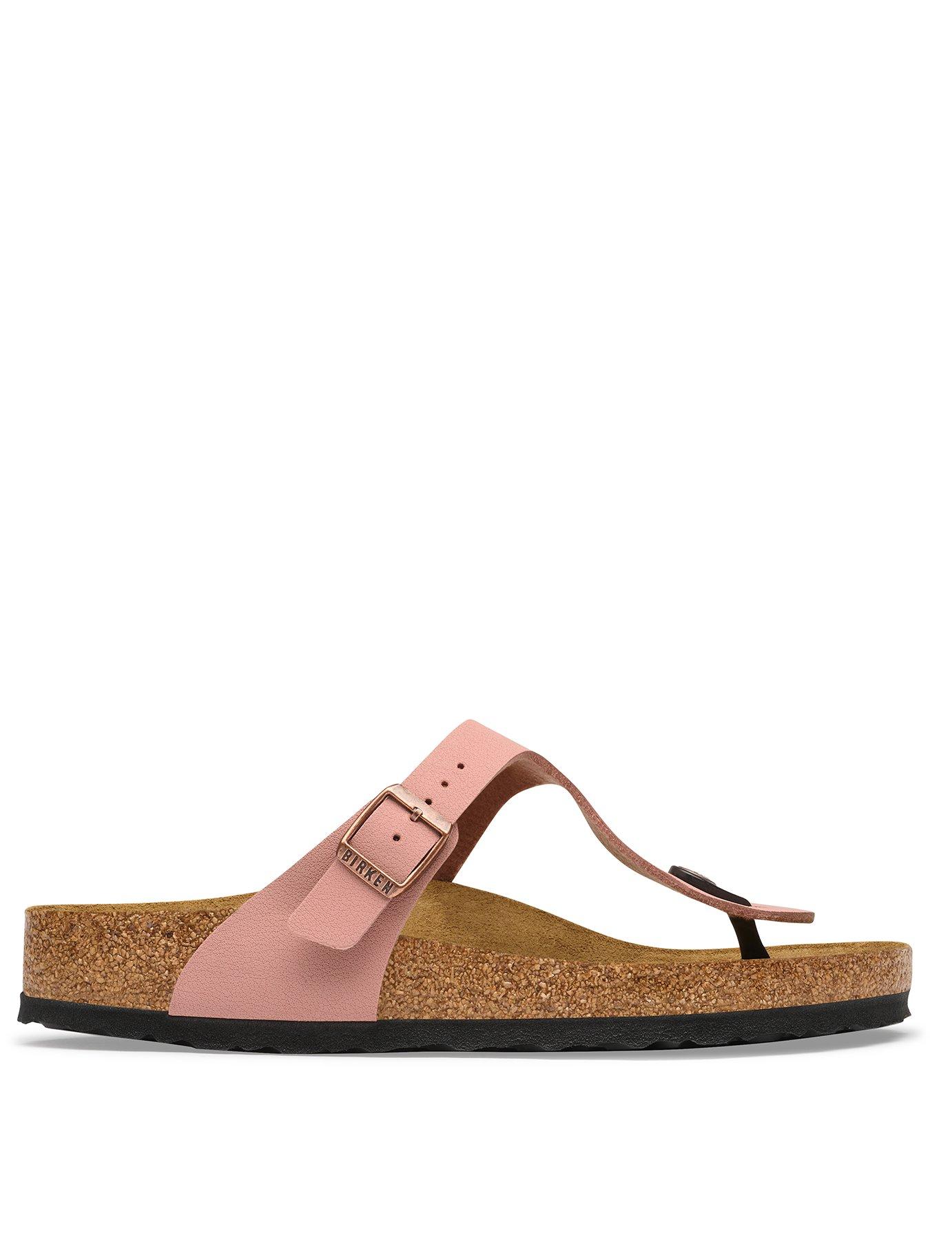 Image 2 of 3 of Birkenstock Womens Gizeh Toe-post Sandal - Pink Clay