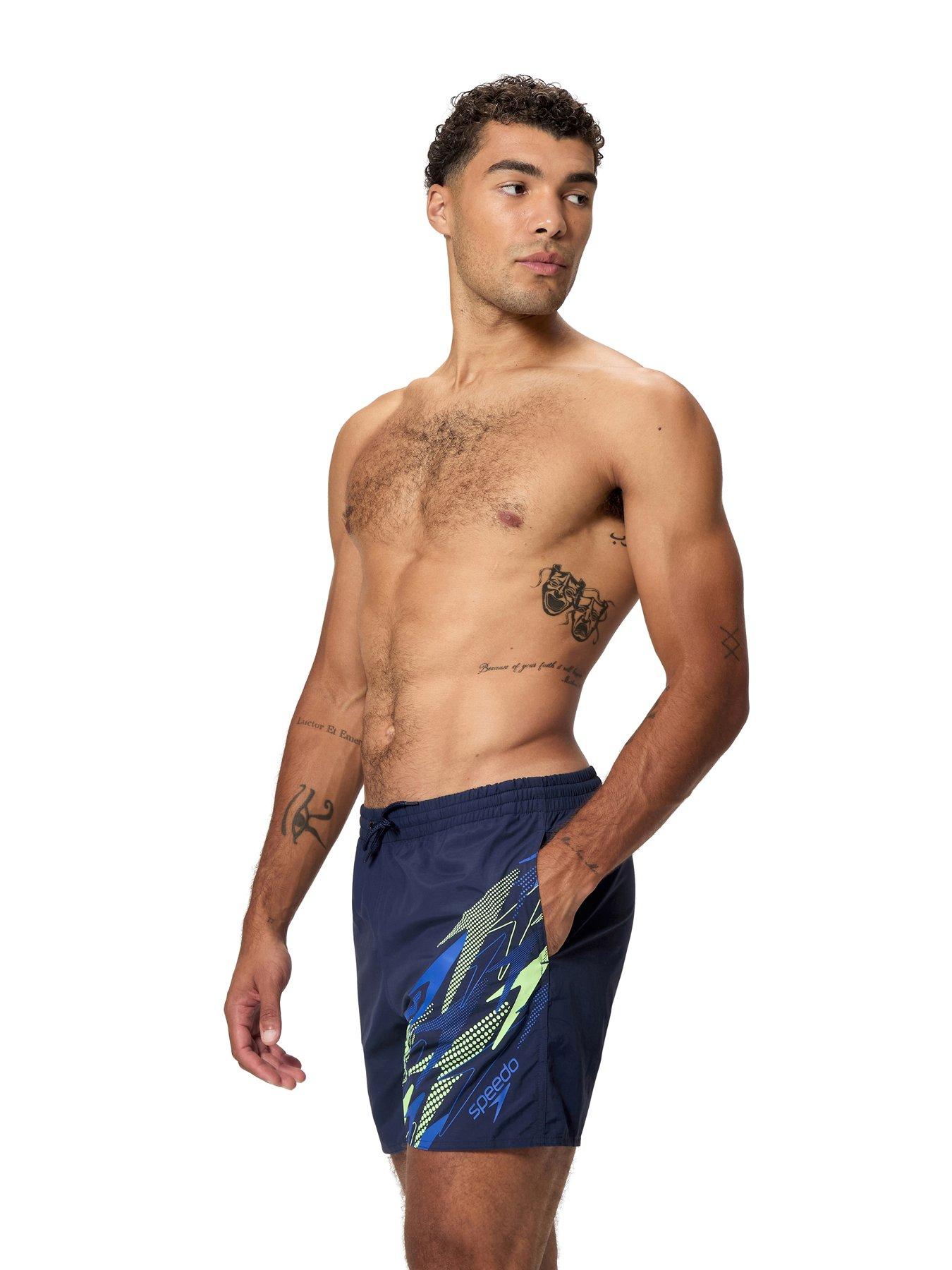 Speedo Men's Medley Logo Swim Shorts - Navy/Blue