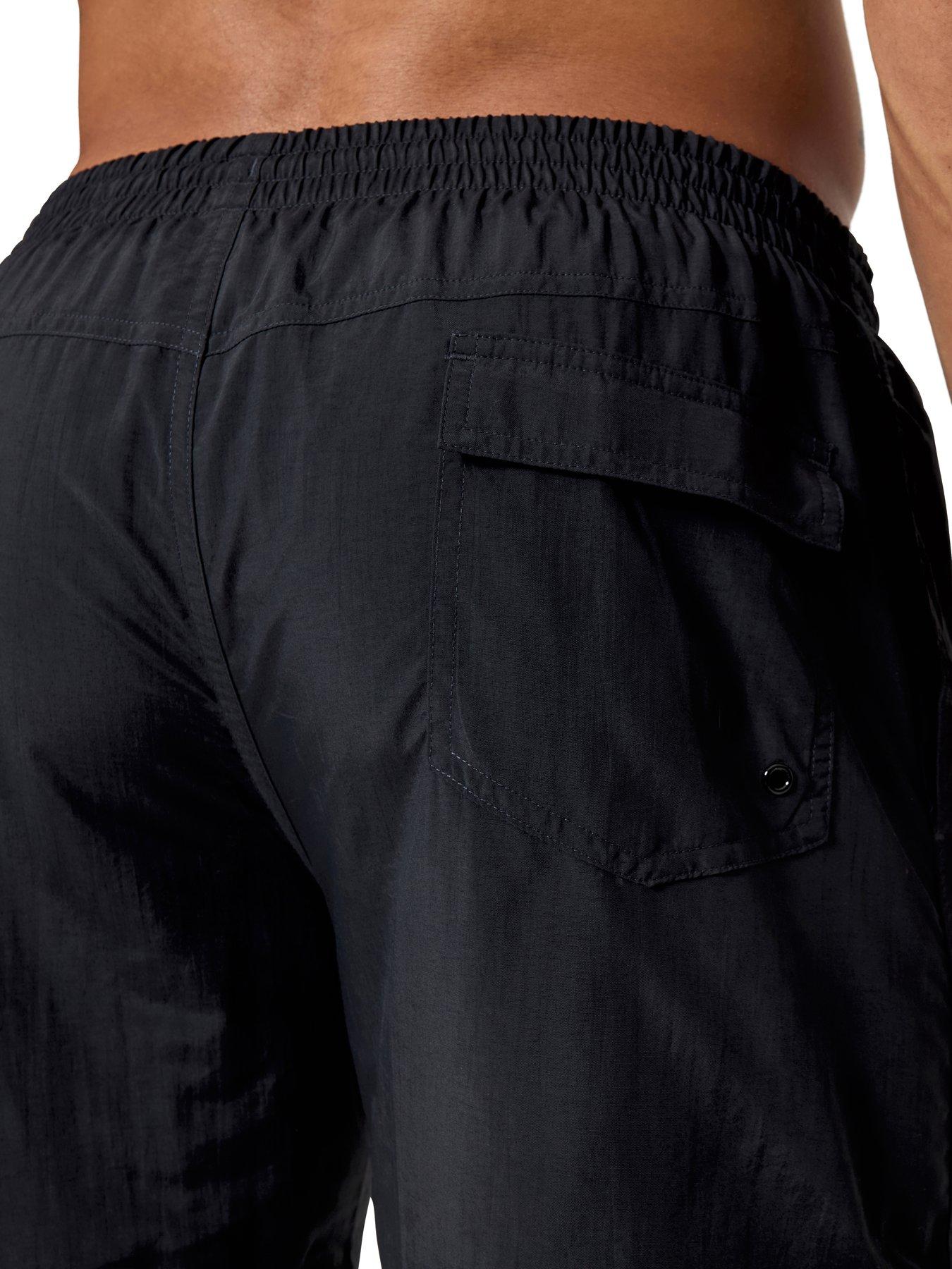 Image 5 of 5 of Speedo Mens Medley Logo Swim Shorts - Black/Red