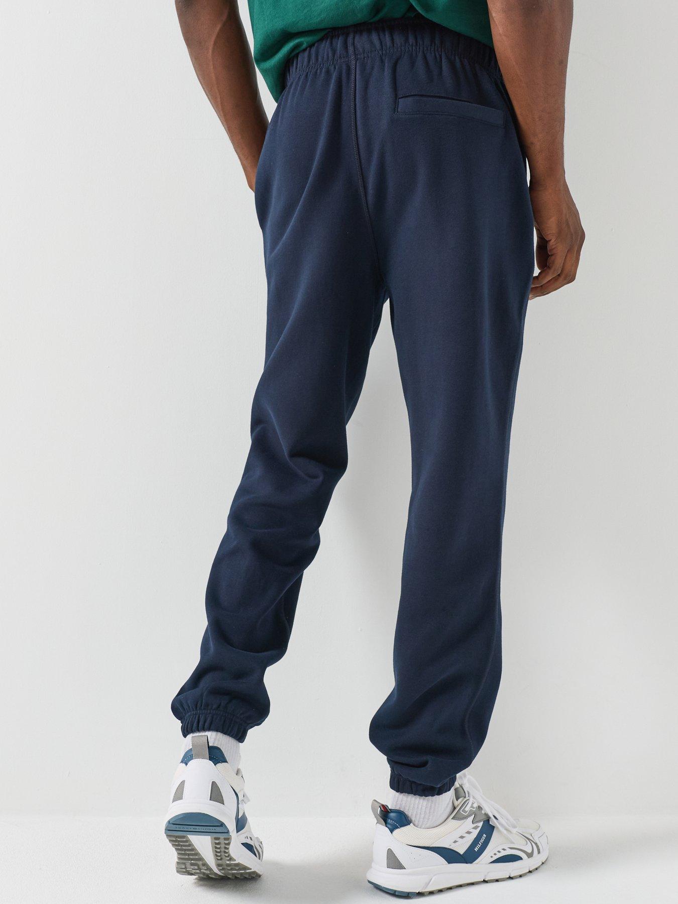 Image 2 of 5 of Tommy Hilfiger Mens Essential Fleece Drawstring Jogging Bottoms - Navy