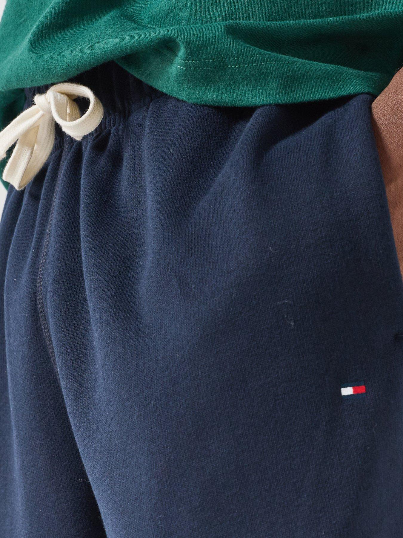Image 5 of 5 of Tommy Hilfiger Mens Essential Fleece Drawstring Jogging Bottoms - Navy